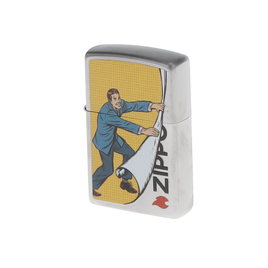 Zippo Lighter Zippo Reveal Design Satin Chrome ZP46711 View 4