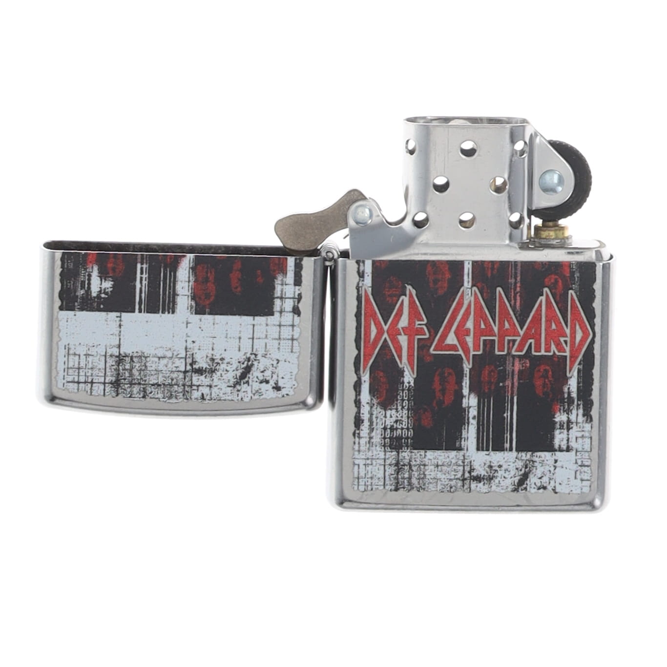 Zippo Lighter Def Leppard Design Street Chrome ZP46742 View 3
