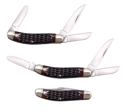 Cold Steel Gentleman's Stockman Jigged Bone "Seconds" CSFLGSTKMJX View 1
