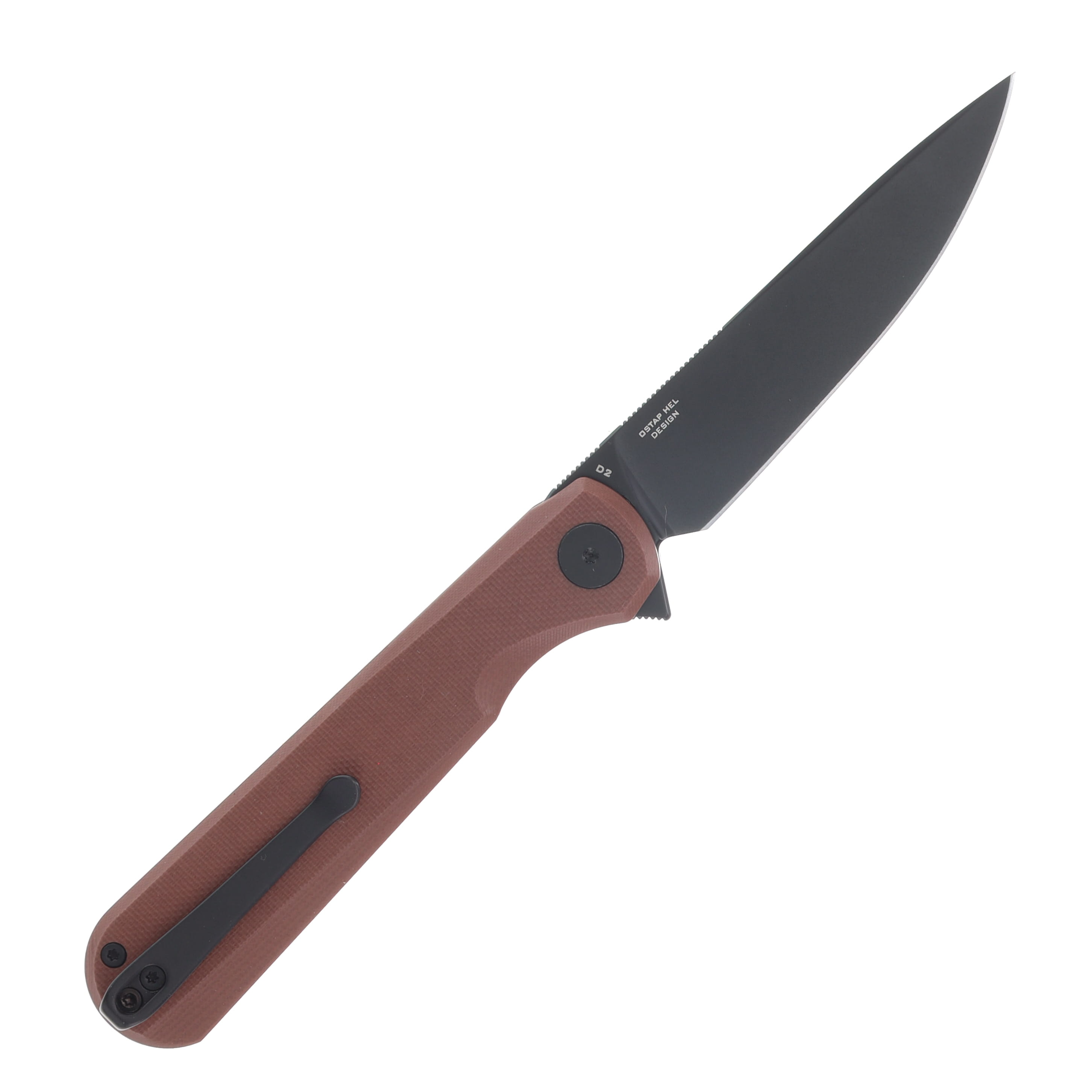 Bestech Knives Bestchman Flick Bronze G10 3.49in Black PVD Blade BMK13G View 2