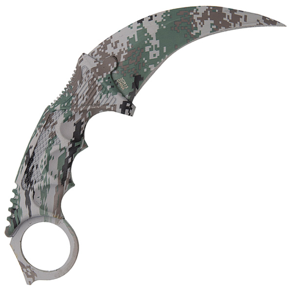 Karambit Neck Knife Digital Camo View 5