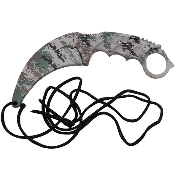 Karambit Neck Knife Digital Camo View 2