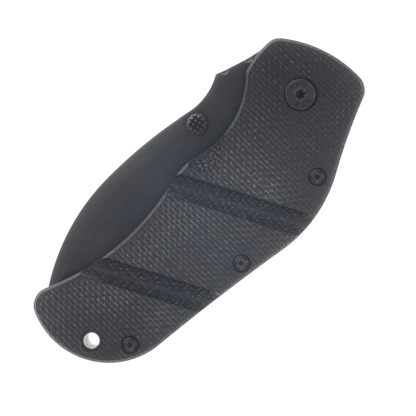 Sniper Bladeworks TOG Folding Knife PVD D2/Black Micarta TOGBLKBLK View 5
