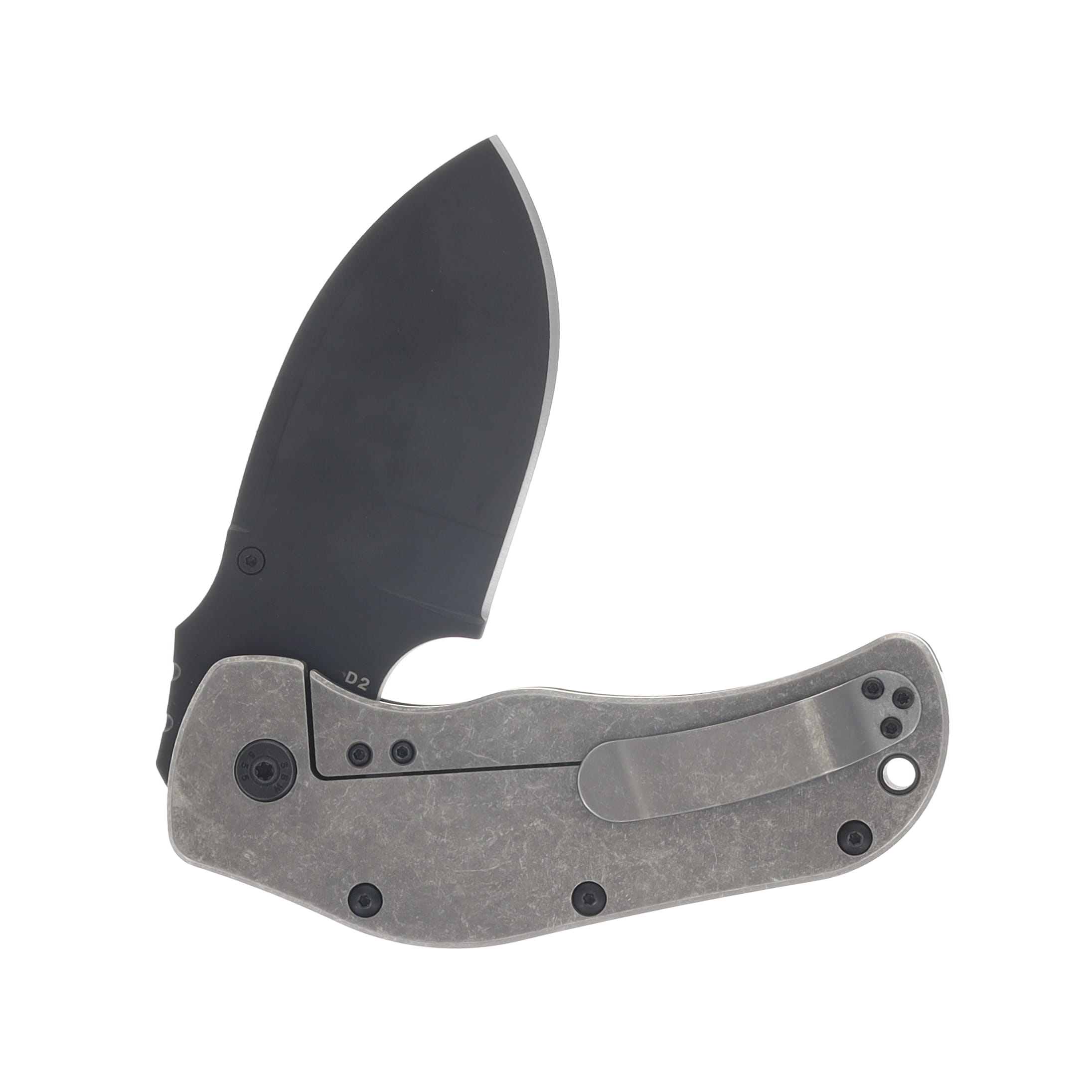 Sniper Bladeworks TOG Folding Knife PVD D2/OD Green Micarta TOGODGBLK View 4