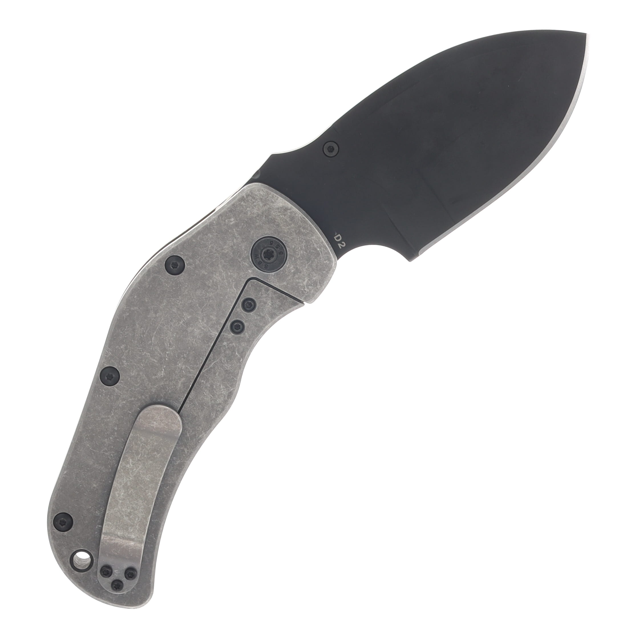 Sniper Bladeworks TOG Folding Knife PVD D2/OD Green Micarta TOGODGBLK View 2