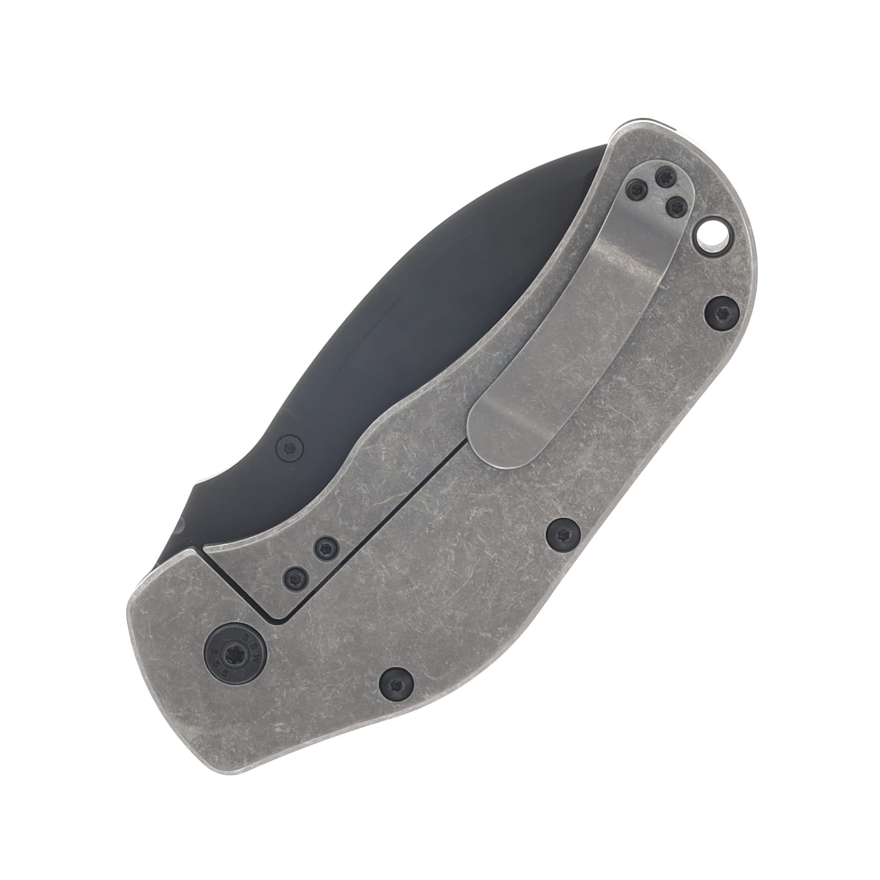 Sniper Bladeworks TOG Folding Knife PVD D2/OD Green Micarta TOGODGBLK View 5
