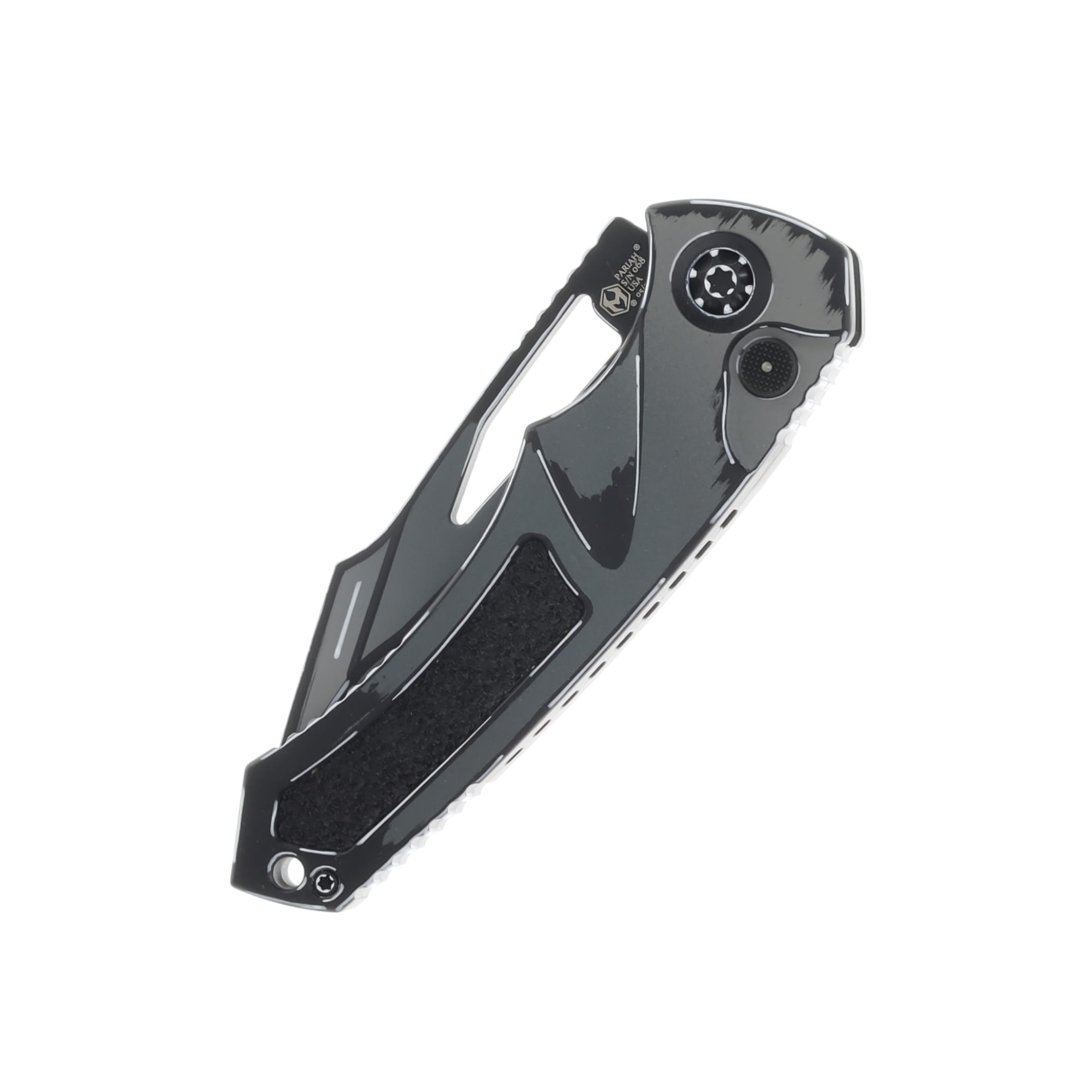 Heretic Pariah Manual SE Cel Shade Stealth Gray with Tritium Button H046-CS-GRY View 4