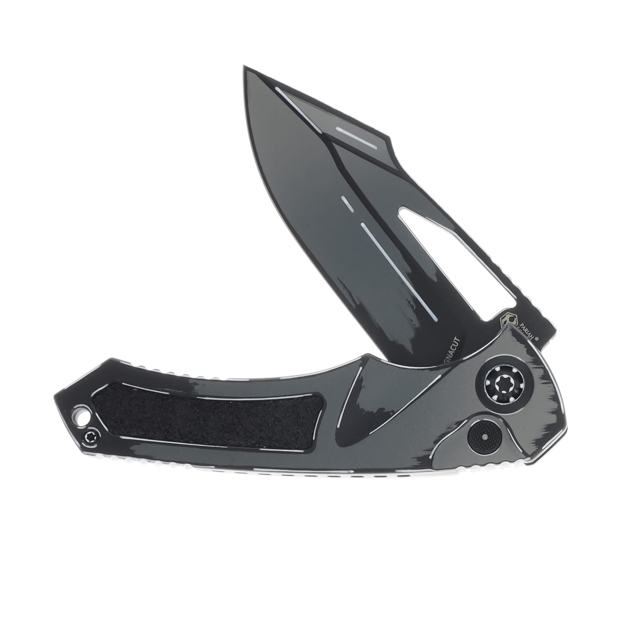 Heretic Pariah Manual SE Cel Shade Stealth Gray with Tritium Button H046-CS-GRY View 3