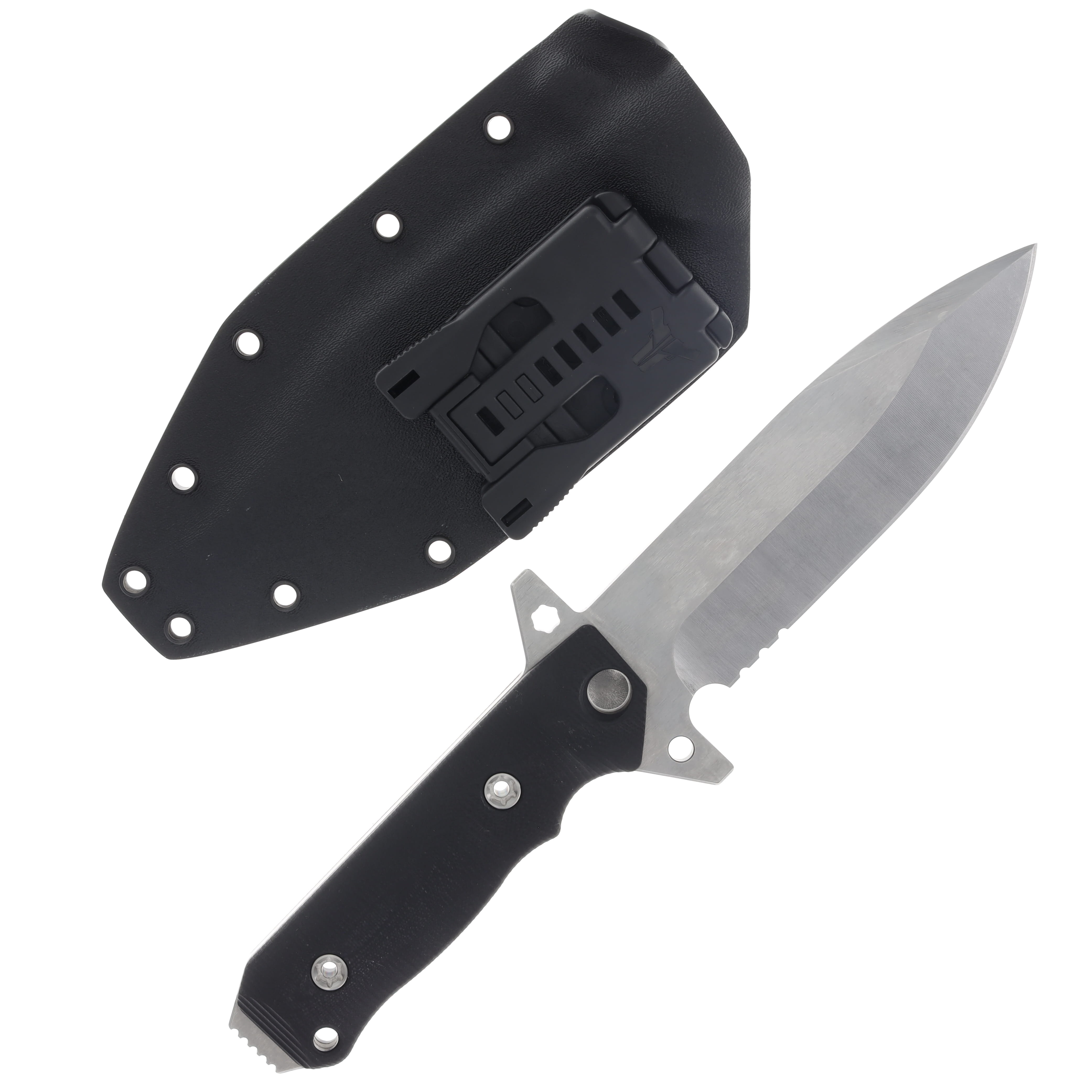 Medford AIO-2-PS 3V Tumbled Std Blade Black G-10 Handle Black Kydex Sheath Std Hardware MK1193TQ-08KB-SPQ3-Q4 View 2