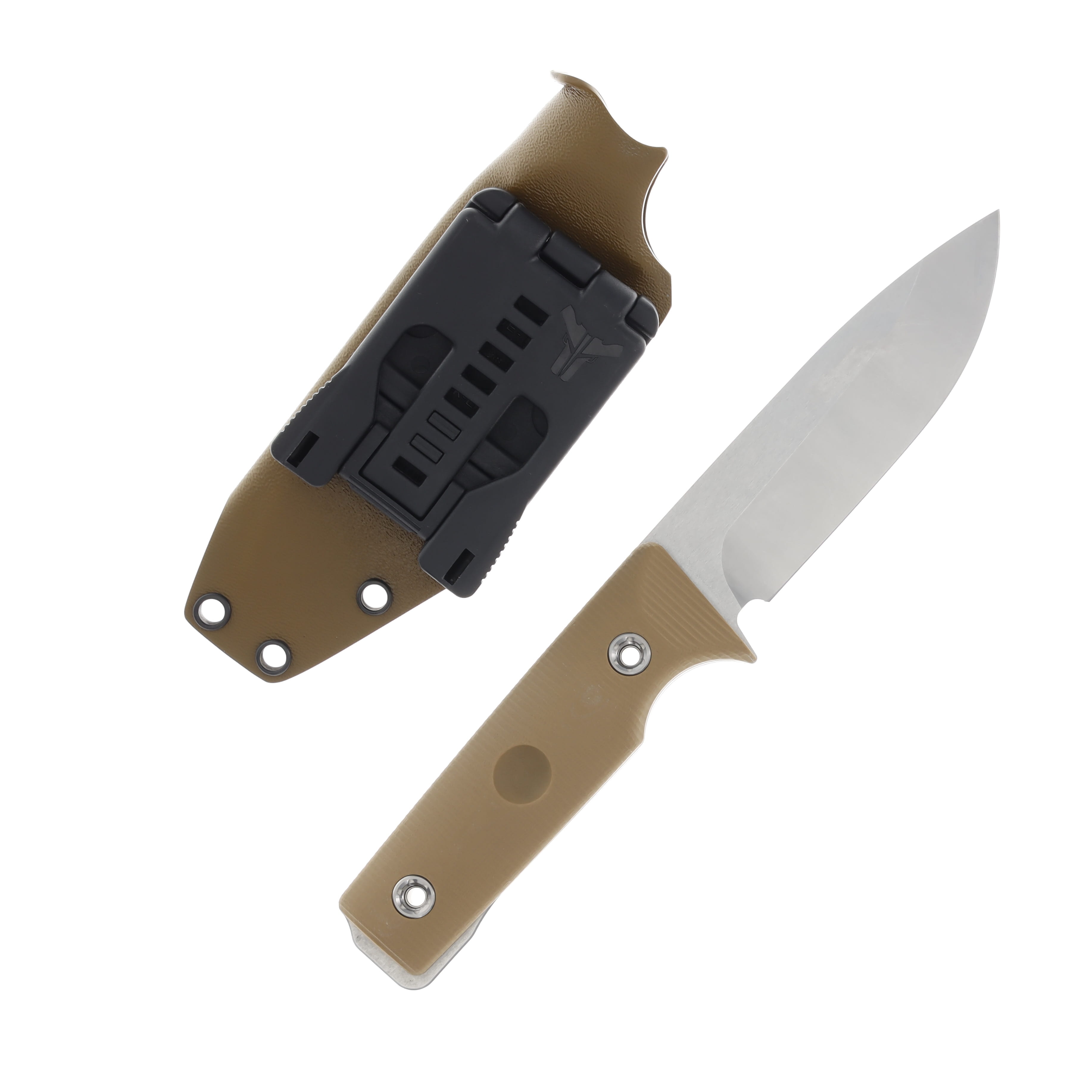 Medford The San PS 3V Tumbled Std Blade Coyote G10 Handle Coyote Kydex Sheath Fixed Hardware MK1203TQ-09KC-SPQ3-Q4 View 2