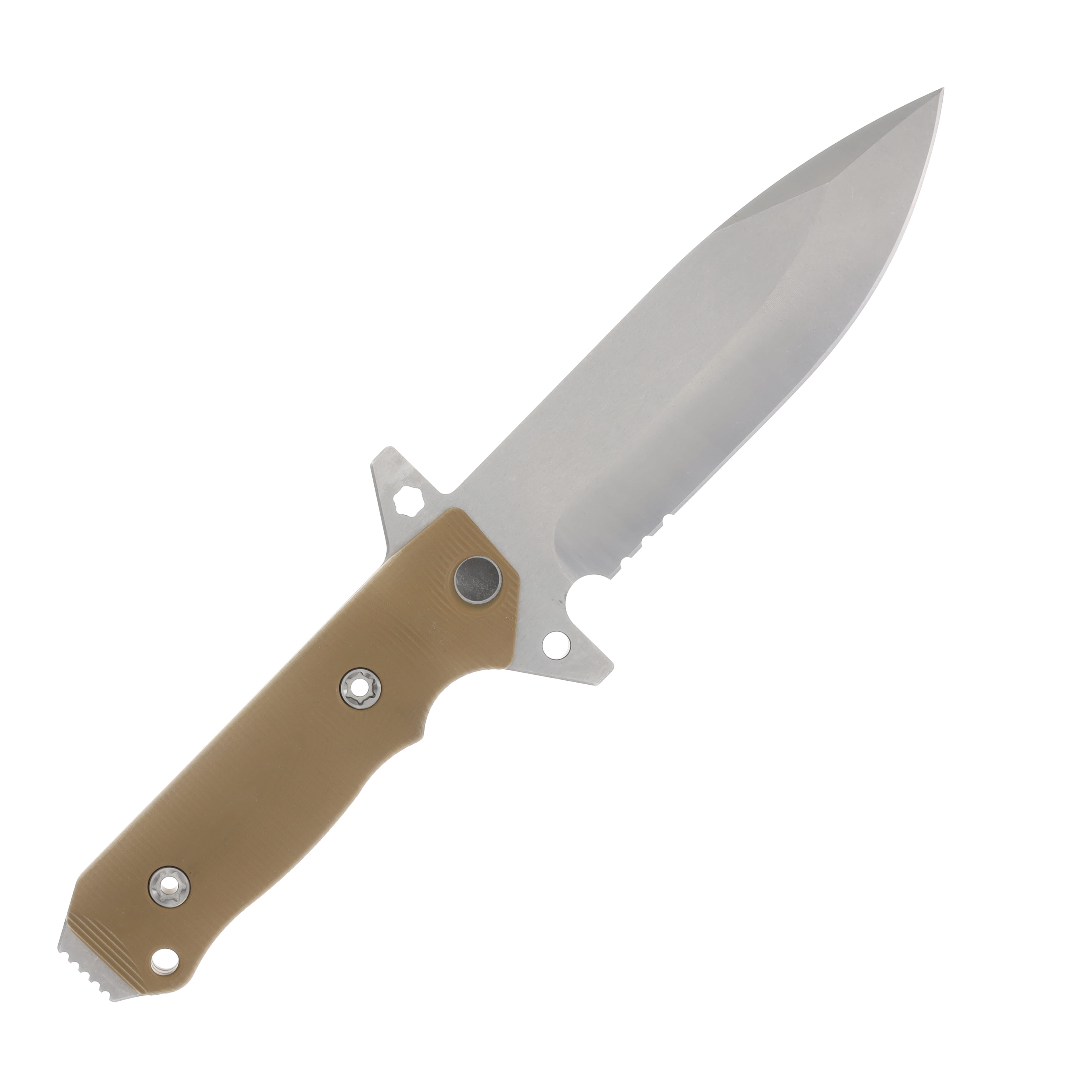 Medford AIO-2-PS 3V Tumbled Std Blade Coyote G10 Handle Coyote Kydex Sheath Fixed Hardware MK1193TQ-09KC-SPQ3-Q4 View 4