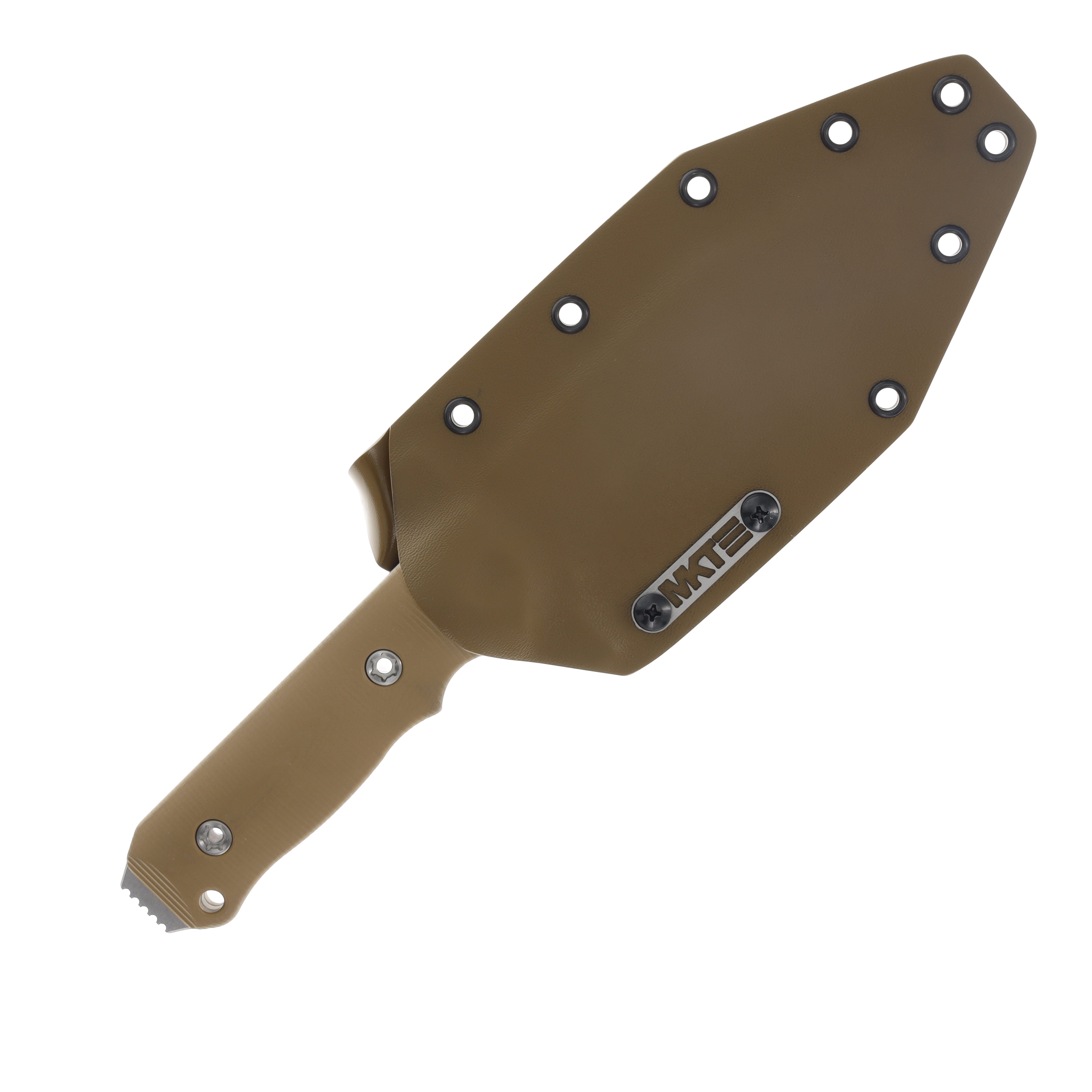 Medford AIO-2-PS 3V Tumbled Std Blade Coyote G10 Handle Coyote Kydex Sheath Fixed Hardware MK1193TQ-09KC-SPQ3-Q4 View 5
