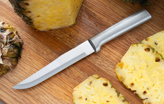 Rada Knives Pro Pack Stubby Butcher Knife Silver 5.37in Plain Butcher DR106 View 3