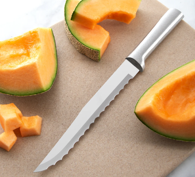 Rada Knives Pro Pack Serrated Slicer Knife Silver 7in Serrated Slicer DR138 View 3