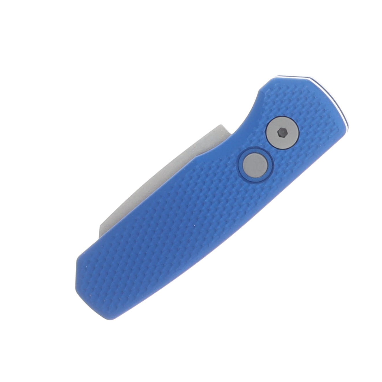 Pro Tech Auto Runt 5 Textured Blue Handle Stonewash Reverse Tanto Blade AUPTR5205-BLUE View 4