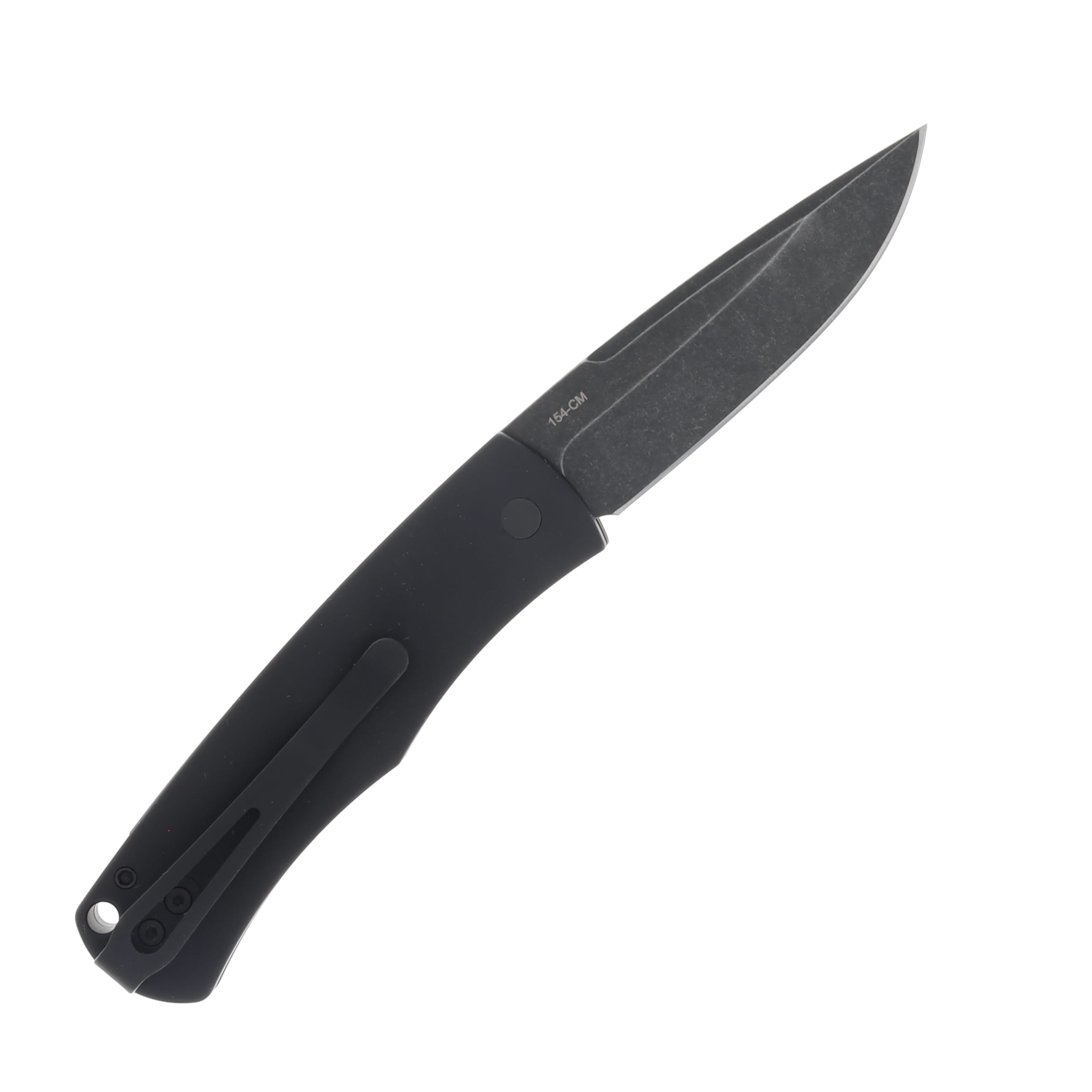 Pro Tech Auto Mike "Whiskers" Allen BR-1 Magic Bolster Release #1 Black Handle With Textured Green Bolster Black DLC Wash 154-CM Blade AUPTBR-1.7 LTD-GREEN View 2