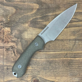 Bradford Guardian 3 3D OD Green 3.5in Plain Elmax Stonewash Drop Point BRAD3372 View 5