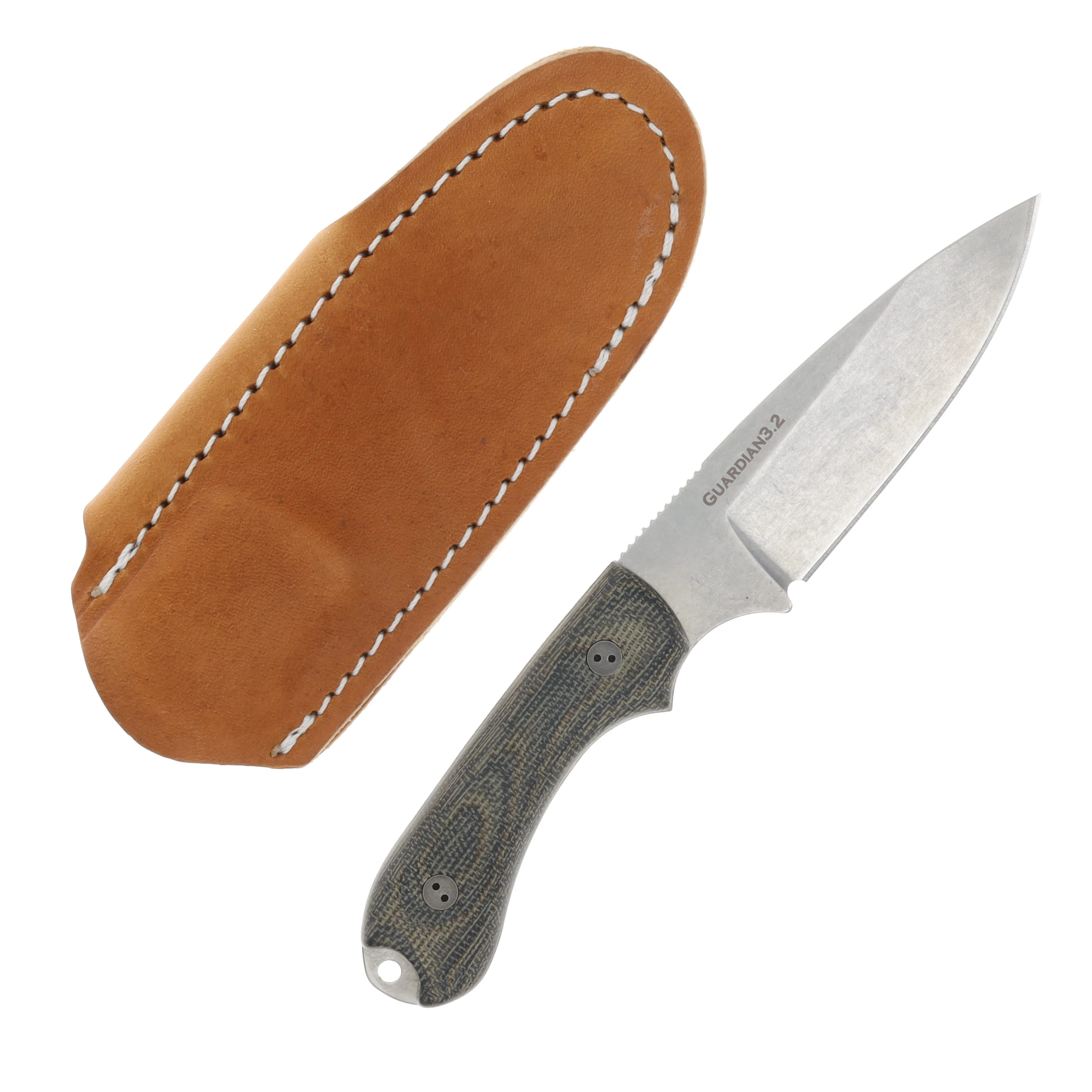 Bradford Guardian 3.2 3D Camo 3.5in Plain Elmax Stonewash Drop Point BRAD3379 View 1