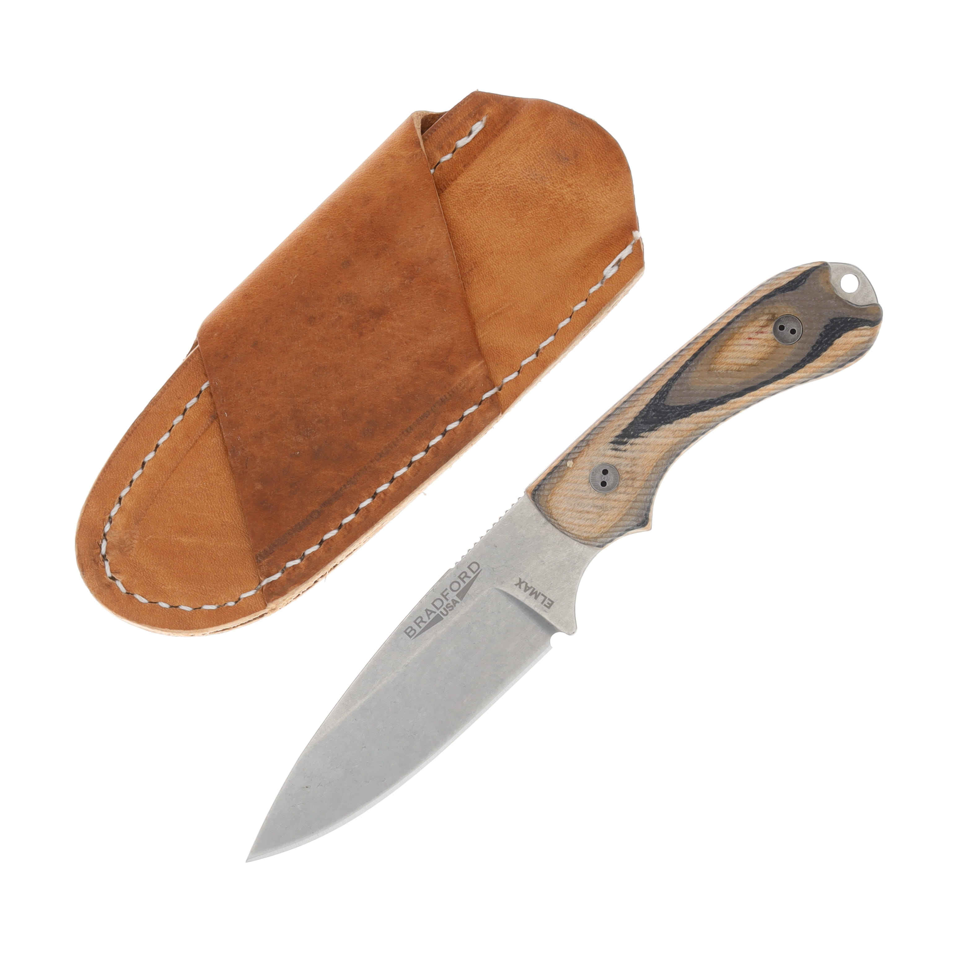 Guardian 3.2 3D Microtextured G-Wood ELMAX Sabre Grind Stonewash Finish BRAD3382 View 2