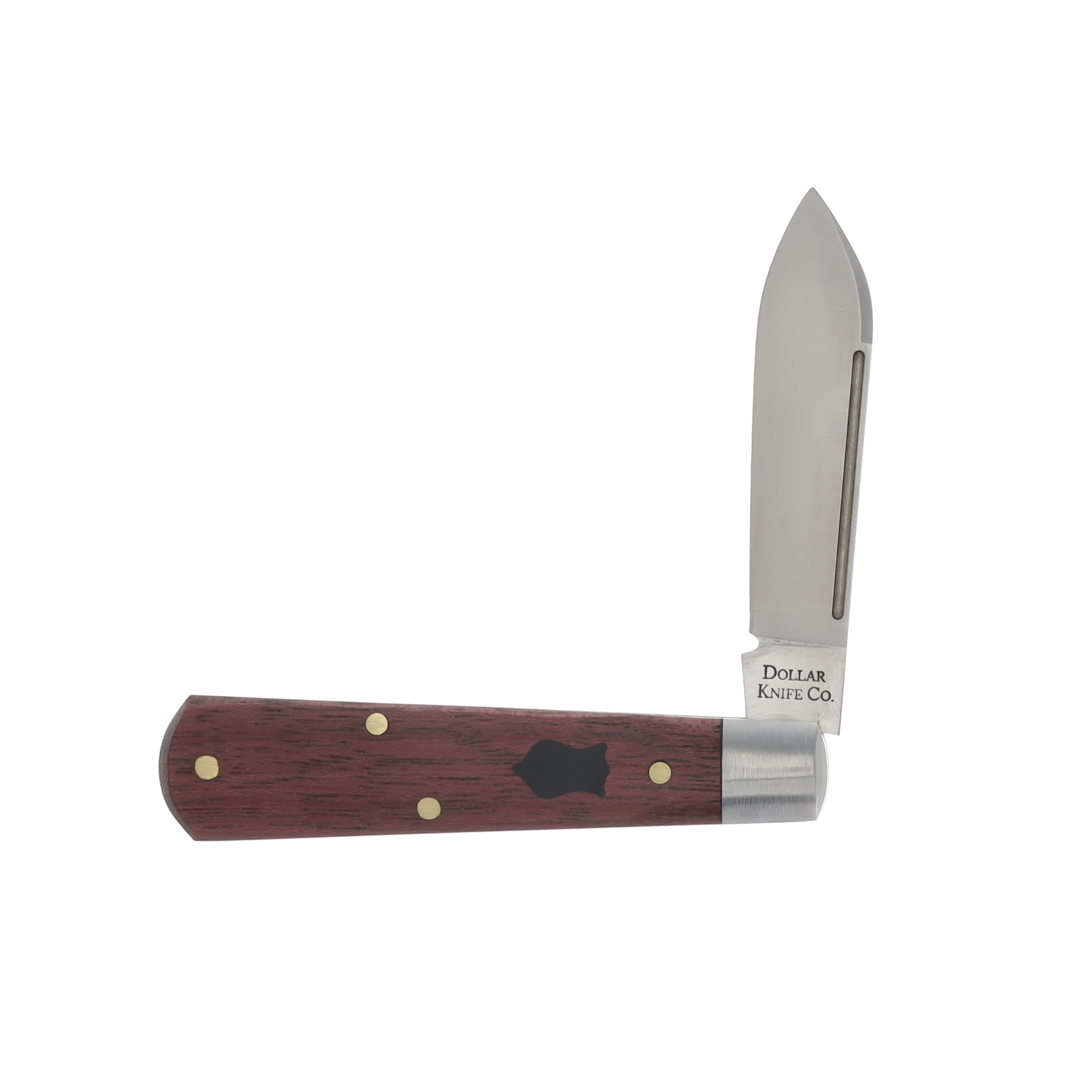 Dollar Knife Company Bloodwood Jack- Black Shield DKCBWBLS View 2