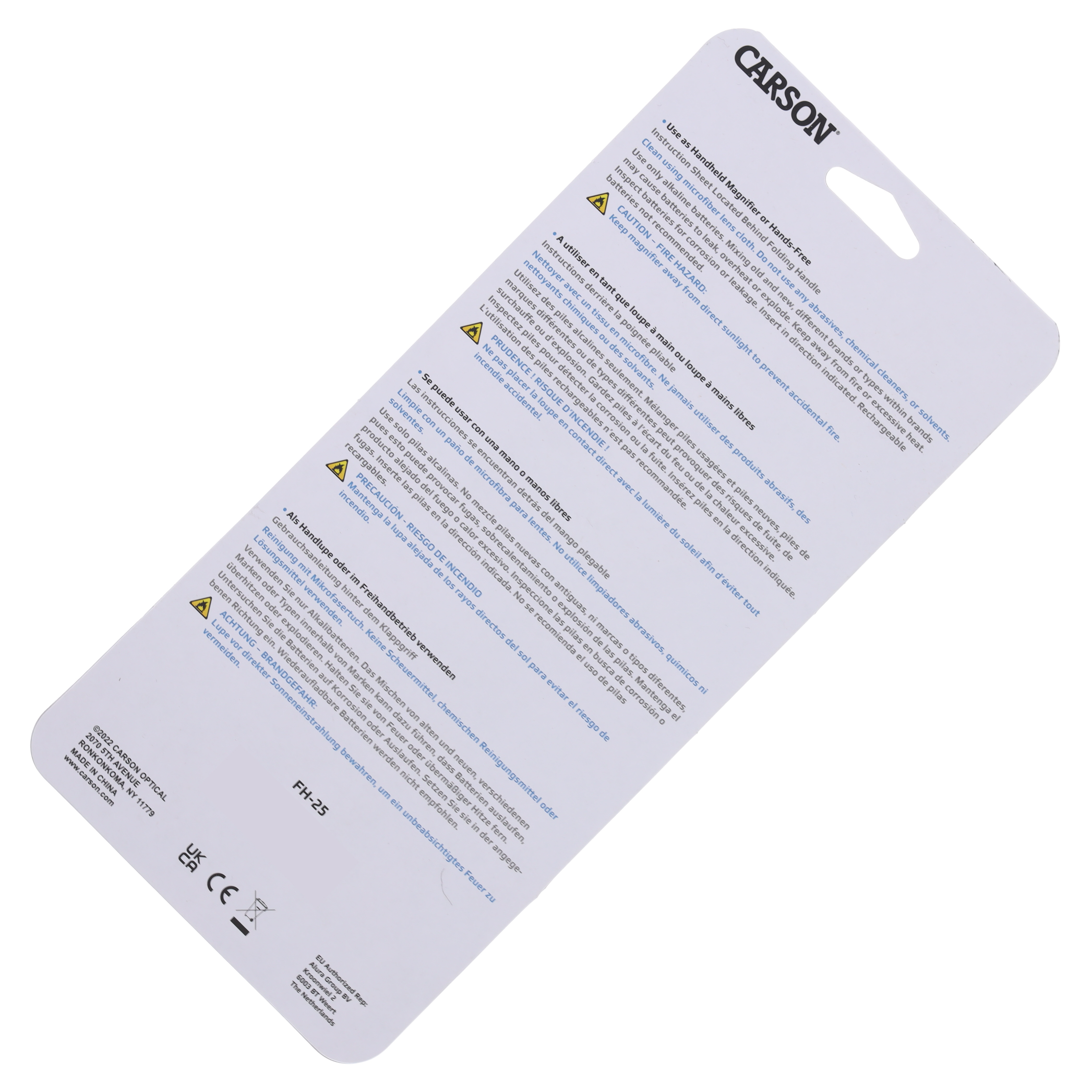 Carson Optical Freehand Magnifier CFH25 View 2