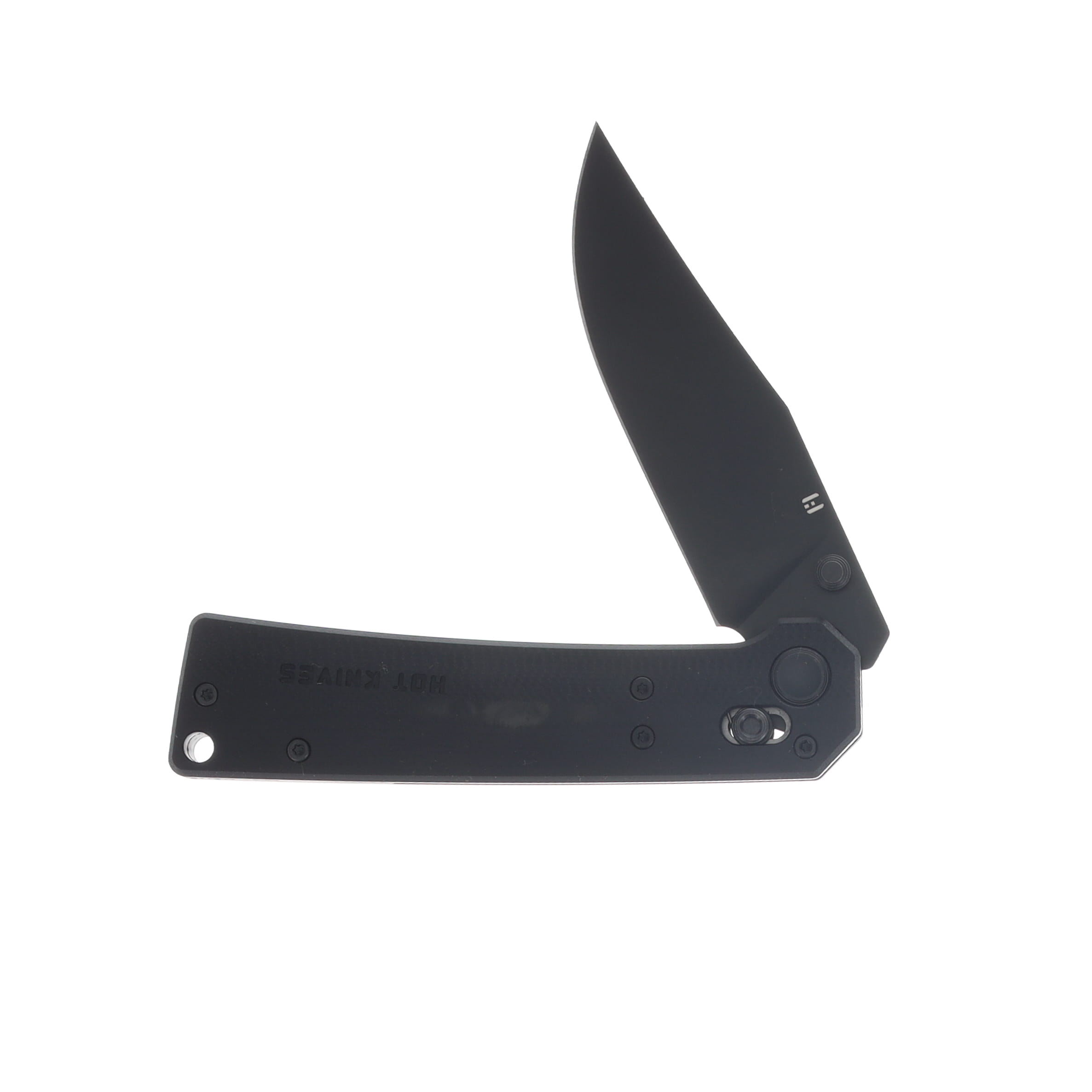 Hightron Knives Pathwright Black PVD 3.54" Clip Point HK03BLKOV View 3