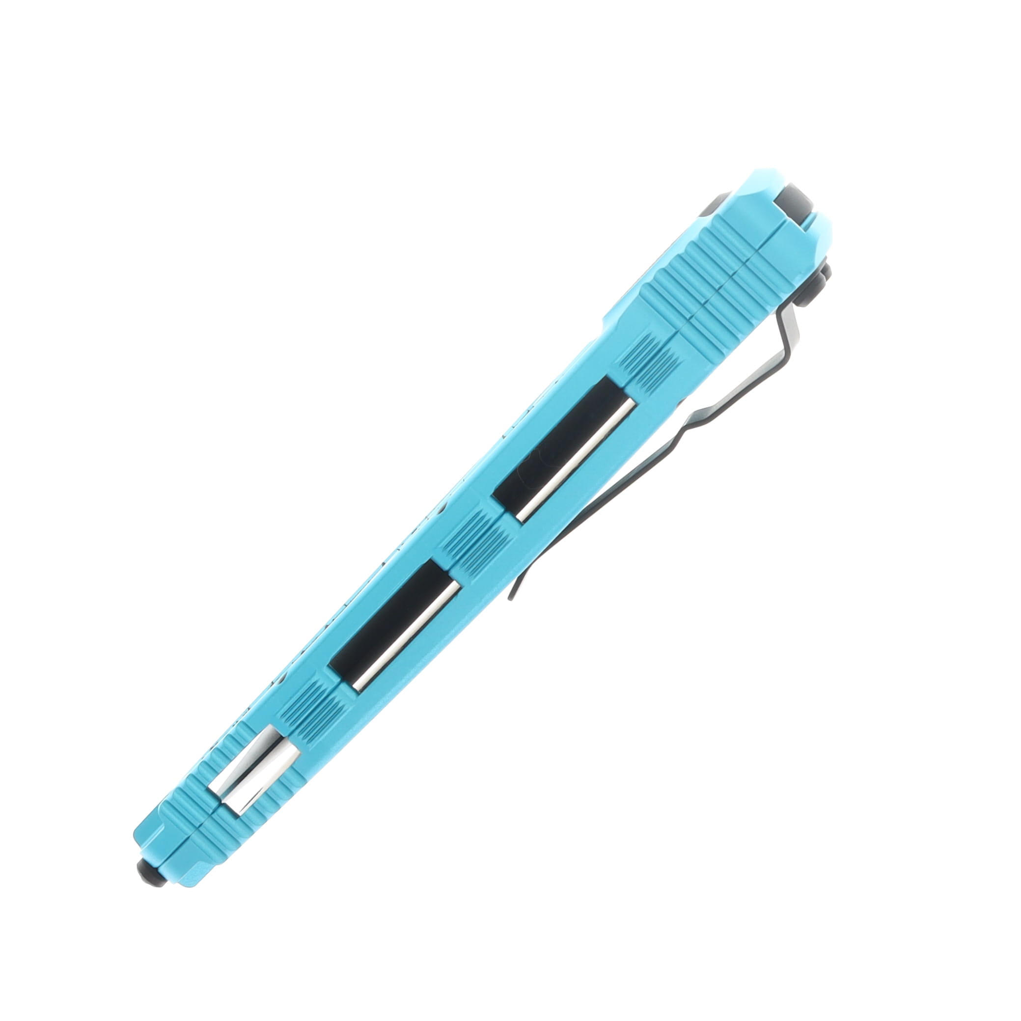 Microtech SOCOM Elite Automatic Knife DLC Half Serrated Tanto/Turquoise AUMT161A2TQ View 6