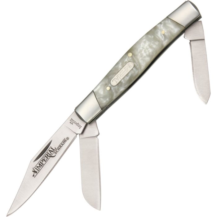 Imperial Schrade Cracked Ice Large Stockman Folding Knife IMPT14L View 1