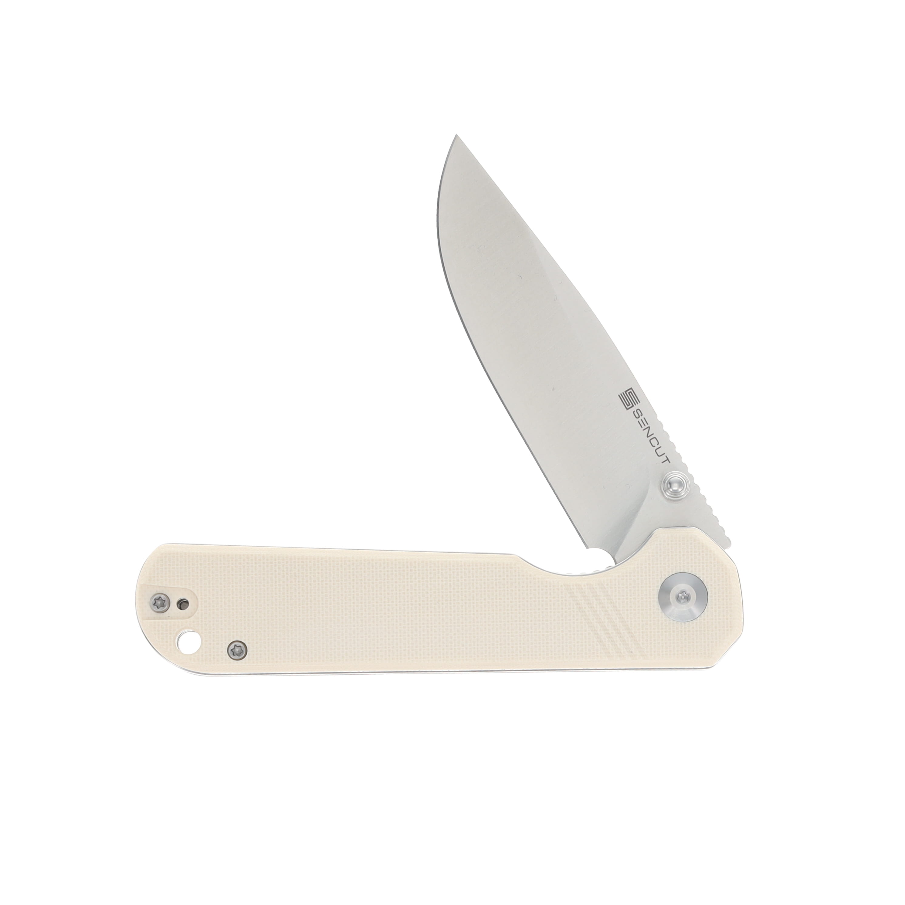 Sencut Aetheris Folding Knife Satin Blade/Ivory G-10 S24095-1 View 3