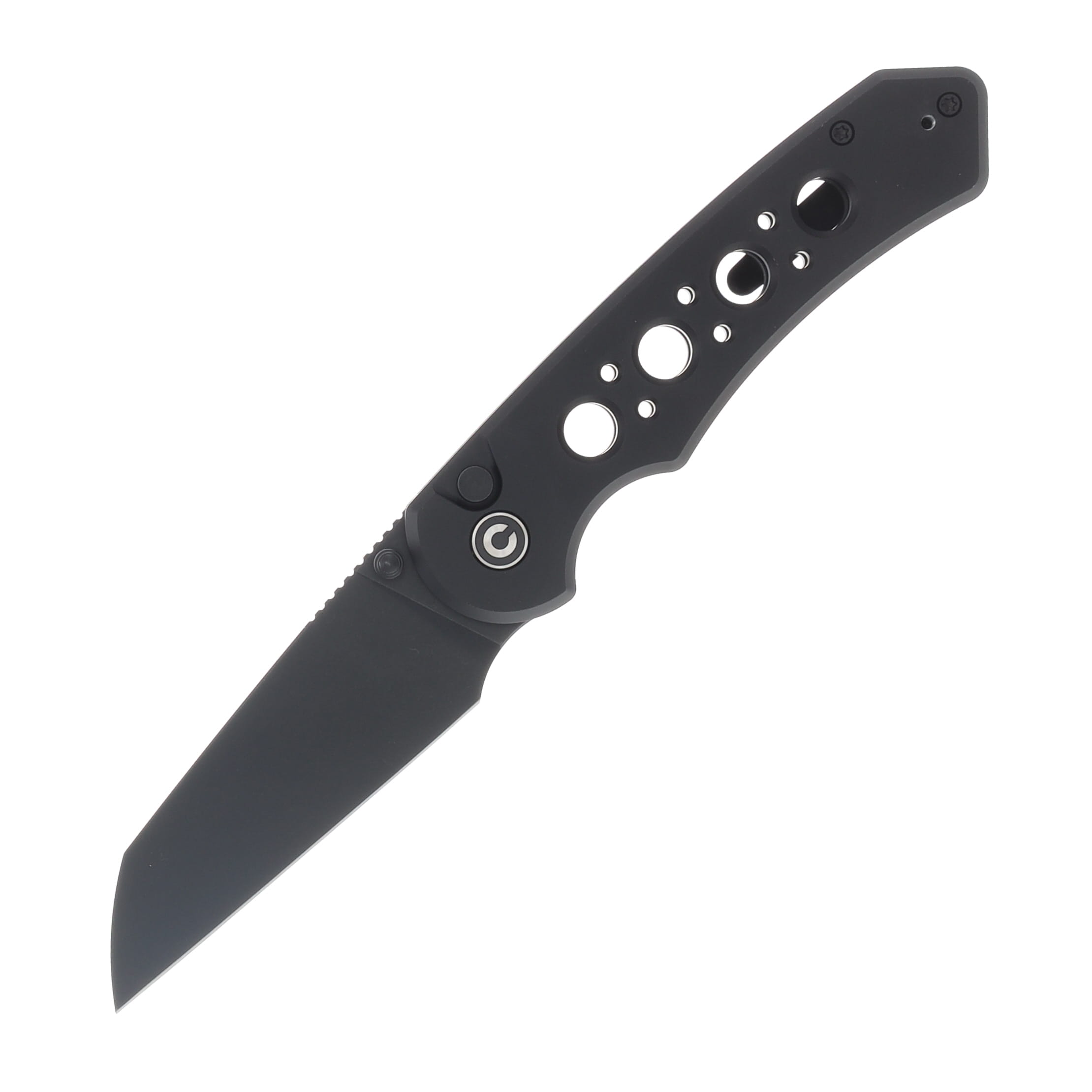 CIVIVI Pragma Prime Black Aluminum Handle Black Stonewashed 14C28N Blade C24067-1 View 1