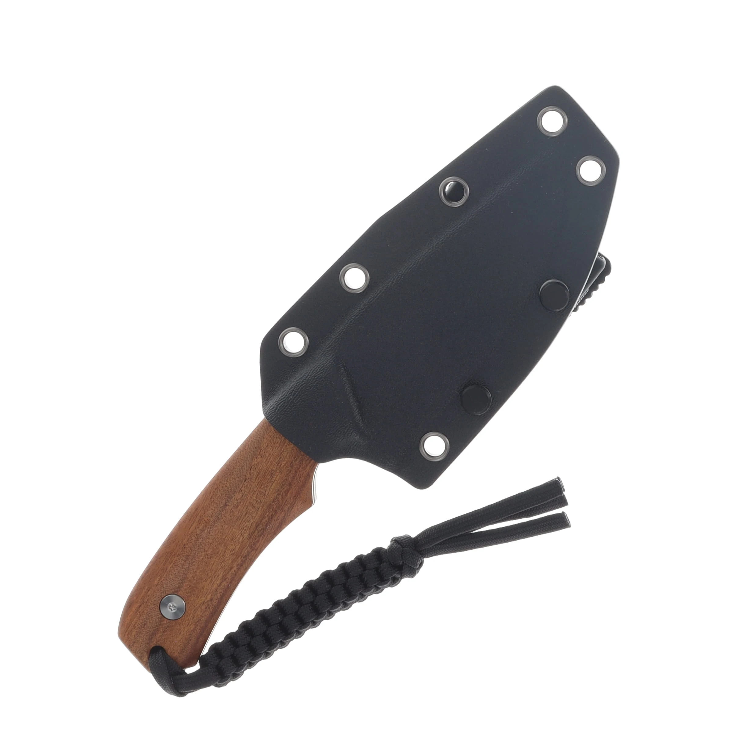 CIVIVI Gander Fixed Blade Knife Black Stonewash 14C28N/Guibourtia Wood C24058B-3 View 3