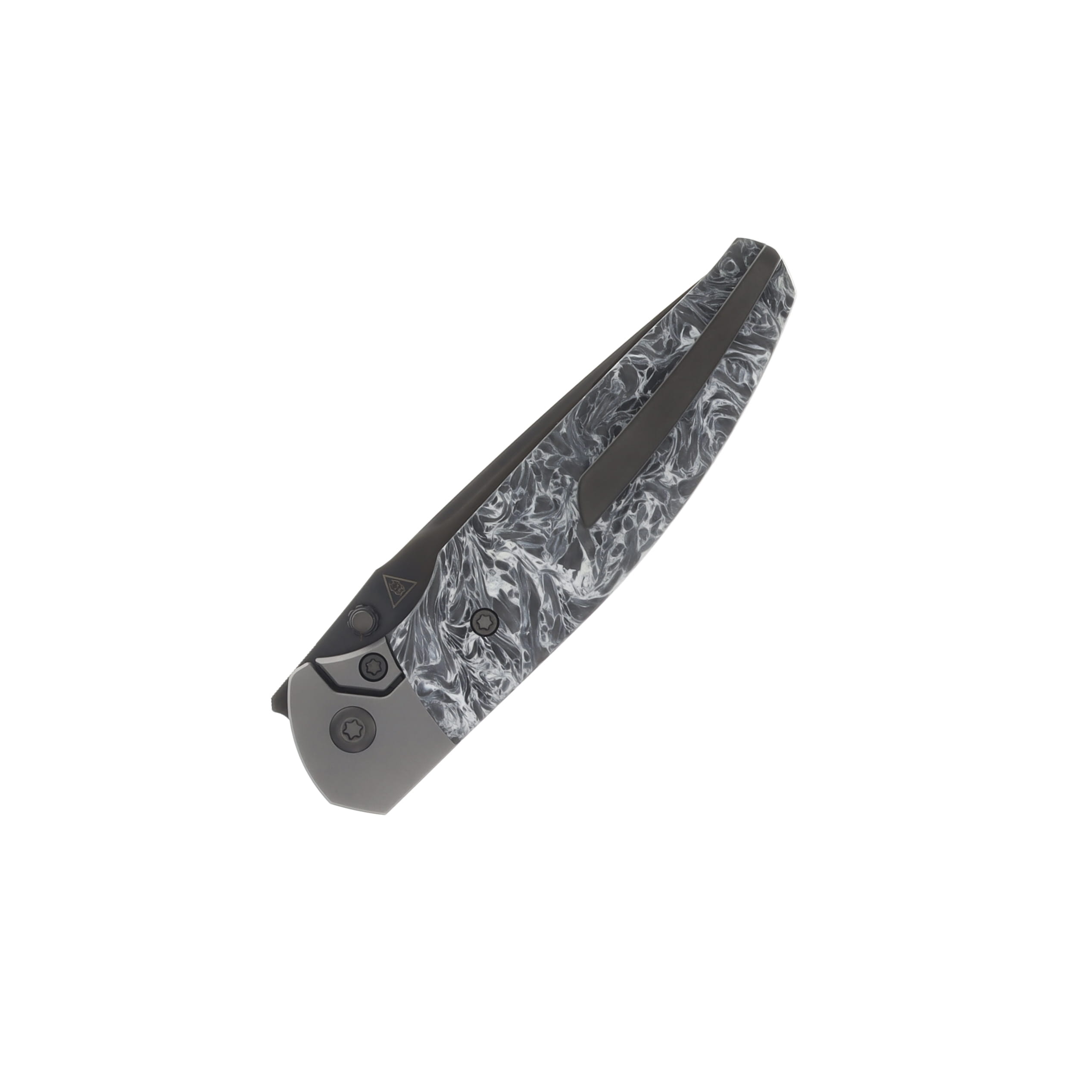 Jack Wolf Tango Folding Knife DLC/Polar Ice FatCarbon TANGO-01-DM-POLAR View 6