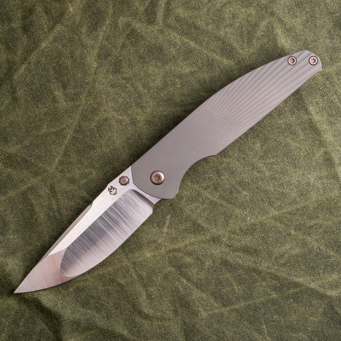 Jack Wolf Tango Folding Knife Belt Satin/Titanium Sunburst TANGO-01-TI-SUNBURST View 20