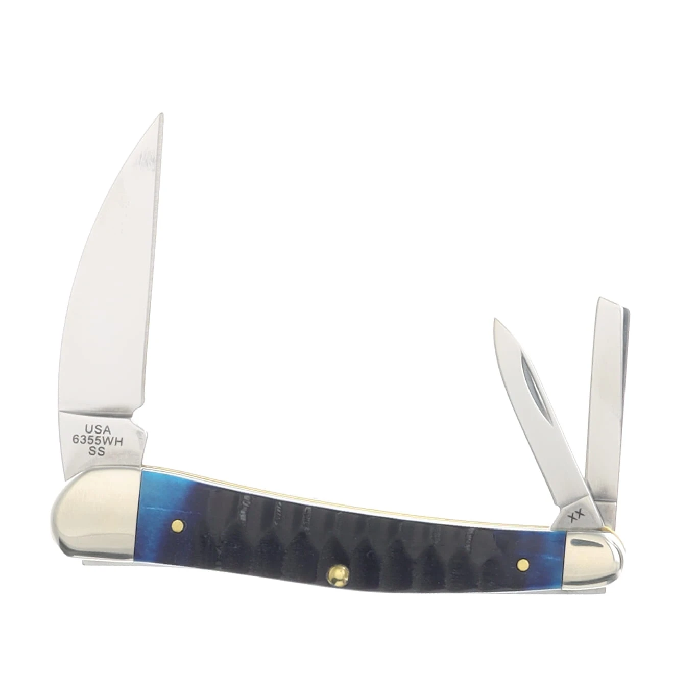 Case XX Gator Jig Ocean Blue Bone Seahorse Whittler Limited Edition Folding Knife CA53983 View 2
