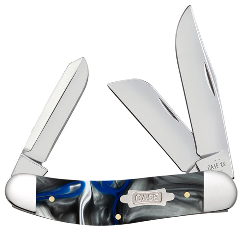 Case XX Pacific Tides Kirinite 3-Blade Sowbelly Folding Knife CA53814 View 1