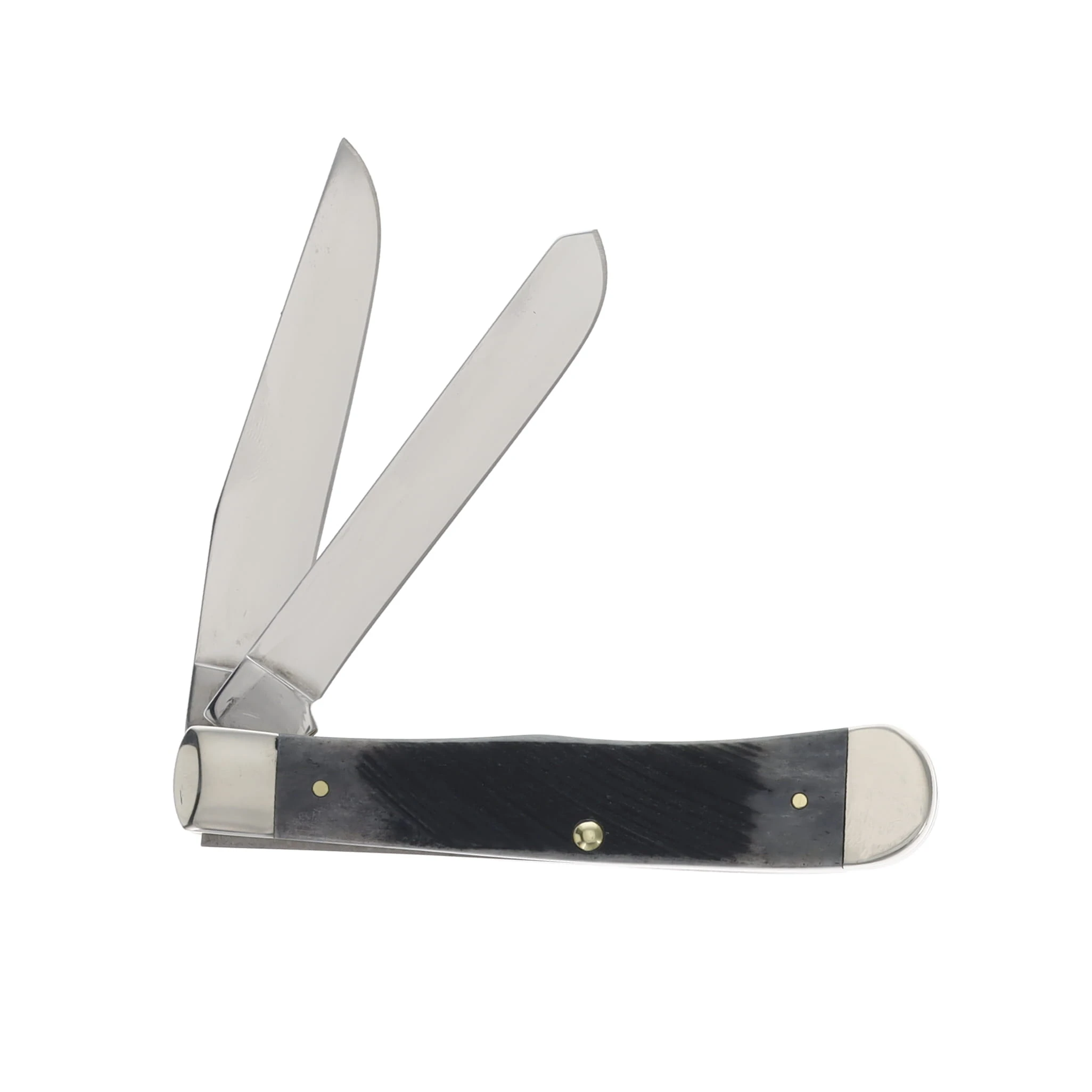 Case XX Gray Sawcut Jigged Bone Trapper Folding Knife CA53060 View 2