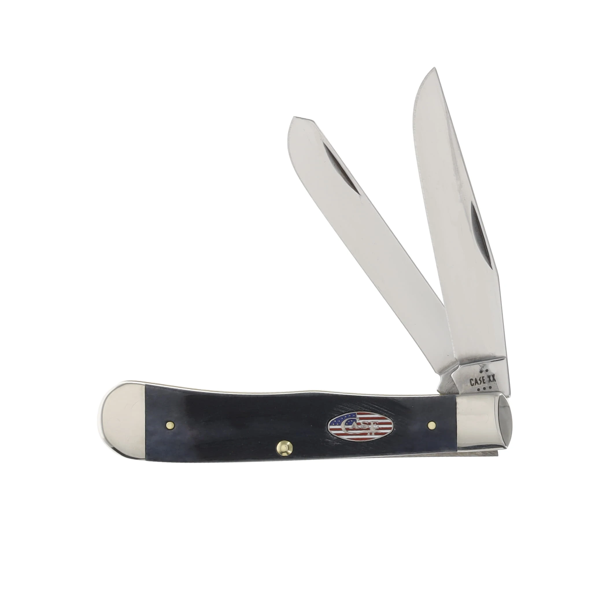 Case XX Gray Sawcut Jigged Bone Trapper Folding Knife CA53060 View 1