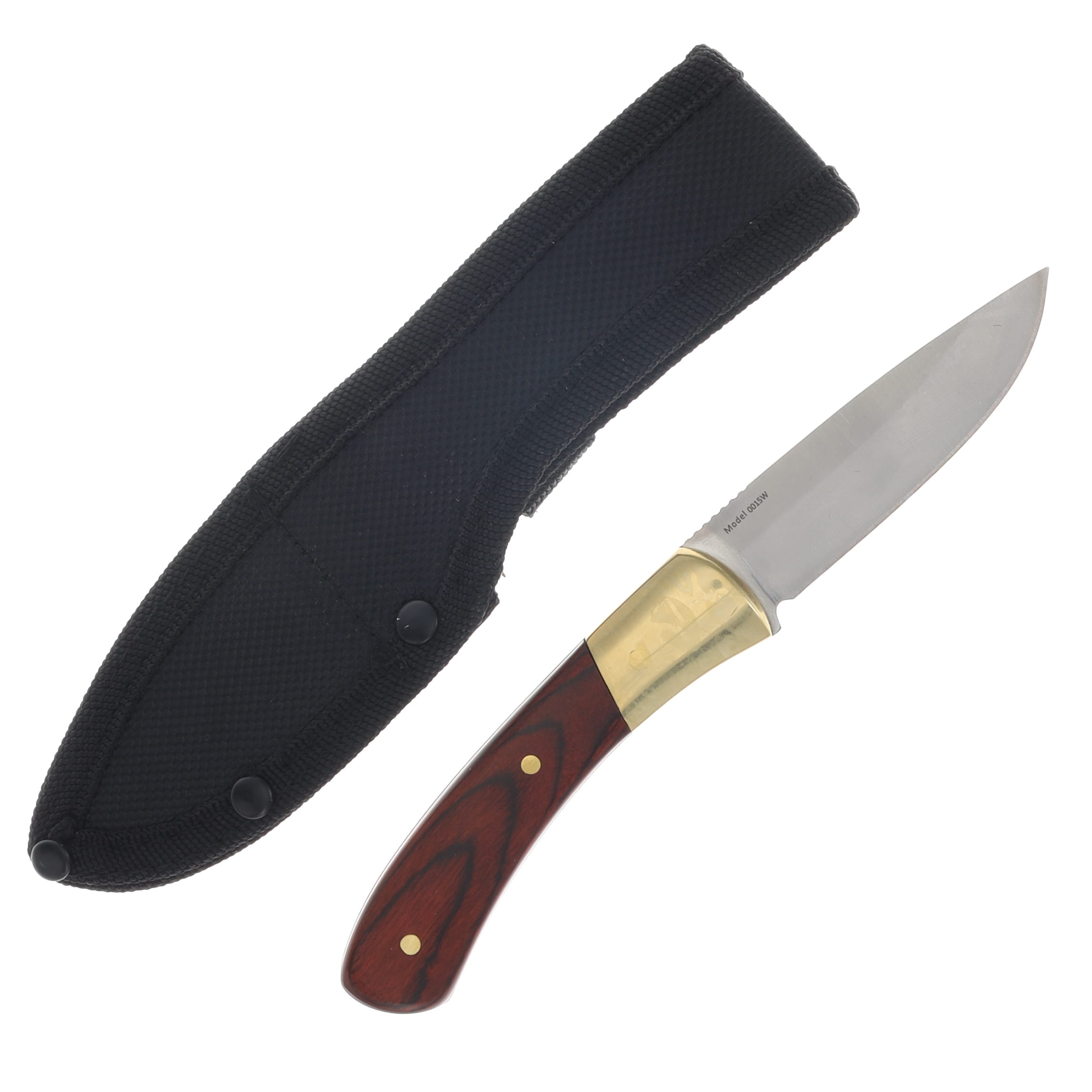 Winchester Classic Small Wood Fixed Blade Knife 3in Satin Drop Point WN6220015W View 2