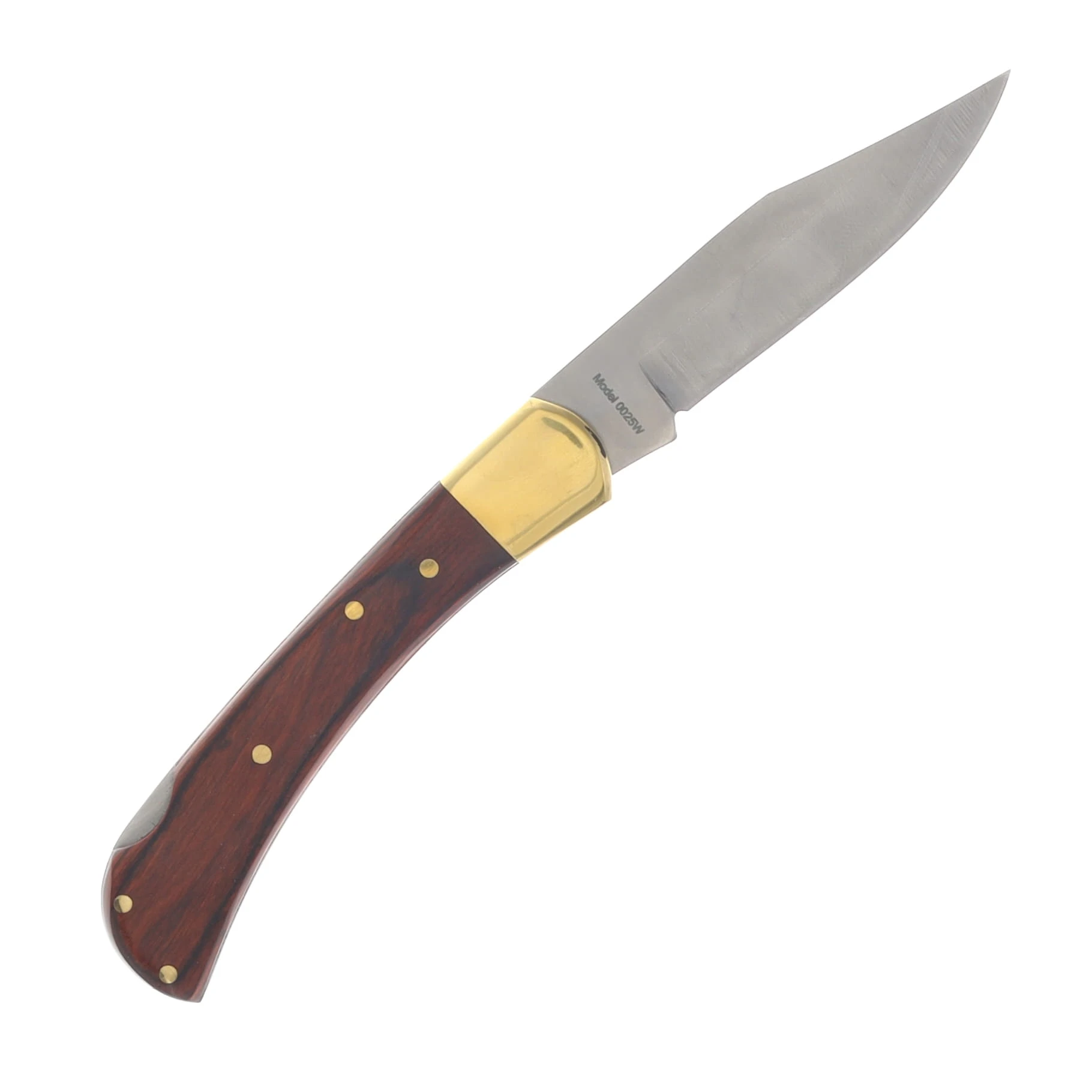 Winchester Lockback Folding Knife Brown Wood WN6220025W View 2