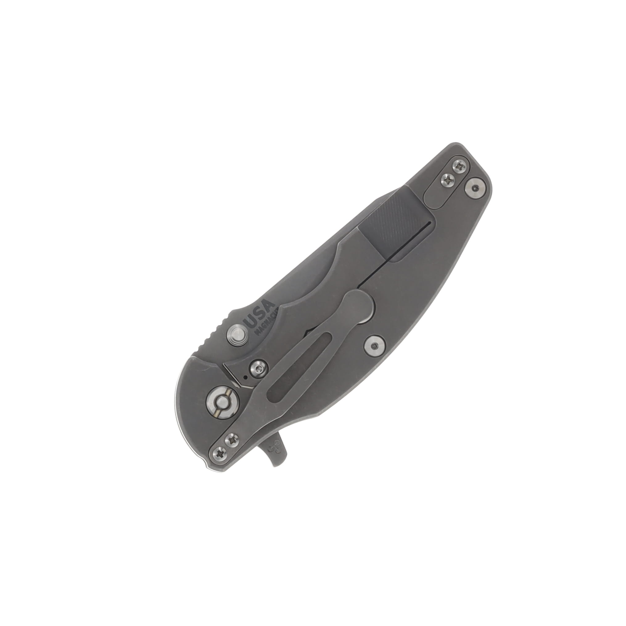 Hinderer Jurassic Translucent Green – Working 3.37in Plain Working Drop Point KJURSLTWWFTG View 2