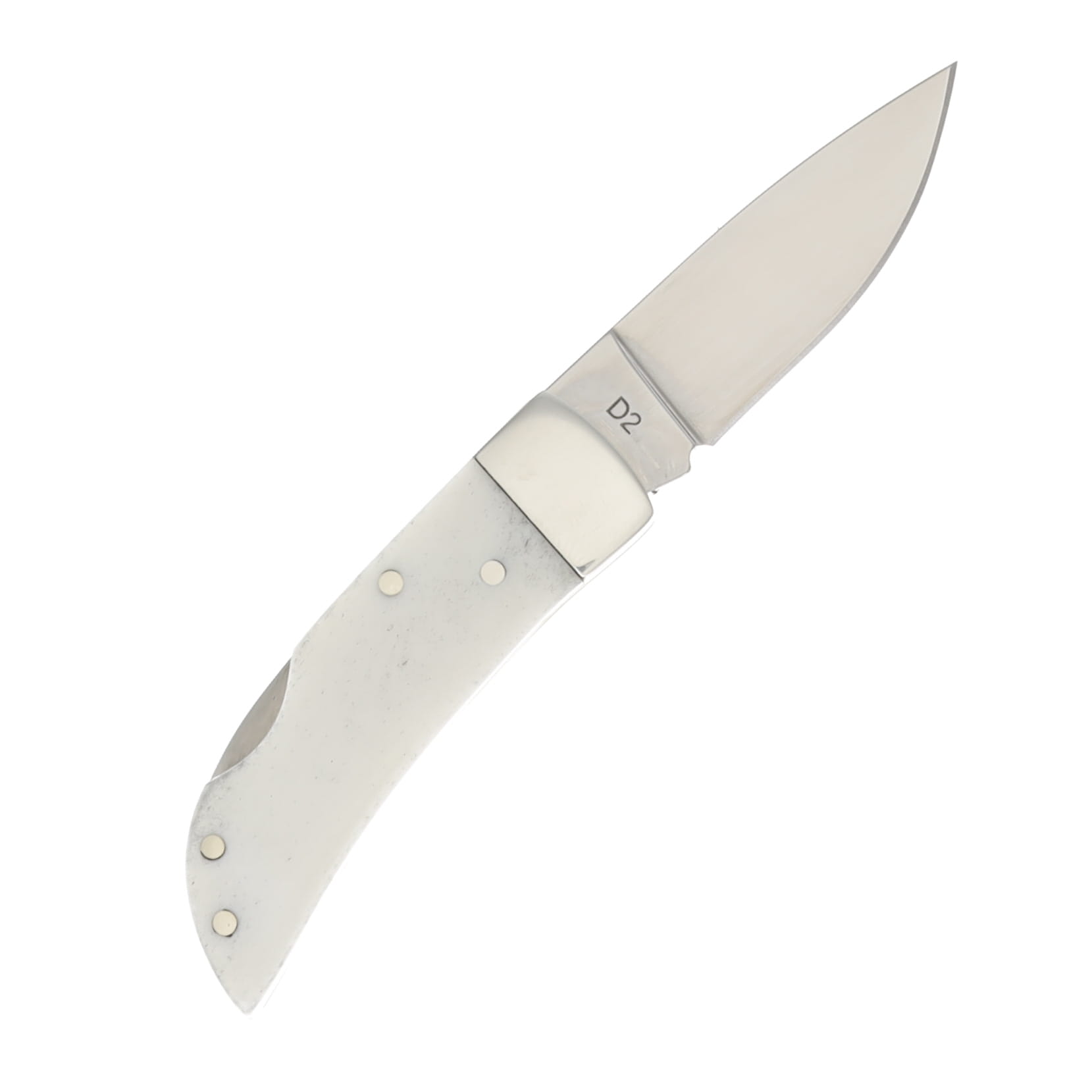 Boker Treebrand Pocket Folding Knife White Smooth Bone 1.97in Drop Point BK110894 View 2