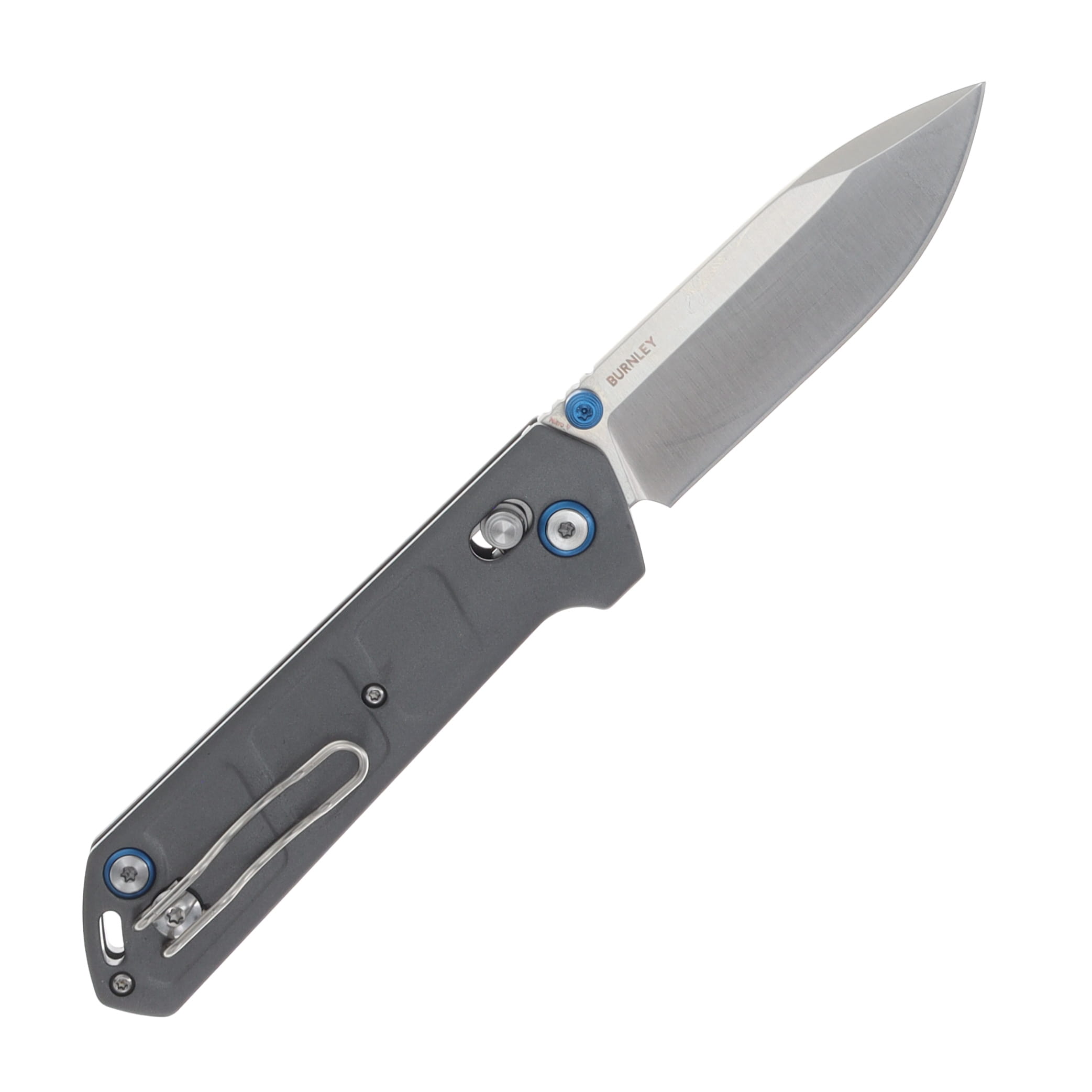 Boker Plus Kihon DC Alu Gray 3.22 Inch Plain Satin Drop Point BK01BP0023 View 2