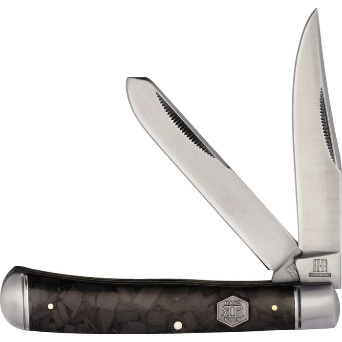 Rough Ryder Midnight Ice Trapper Folding Knife RR1995 View 1