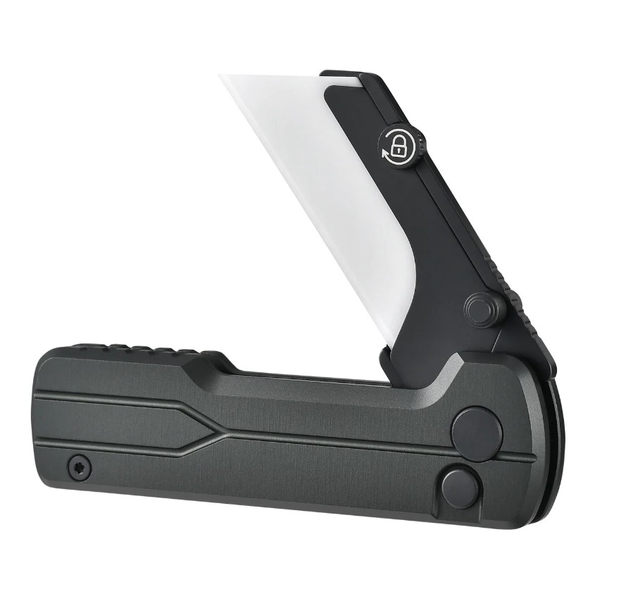 OKNIFE U1 Ultra Folding Utility Knife Stealth Grey OAL Aluminum Handle U1ULTRASG View 5