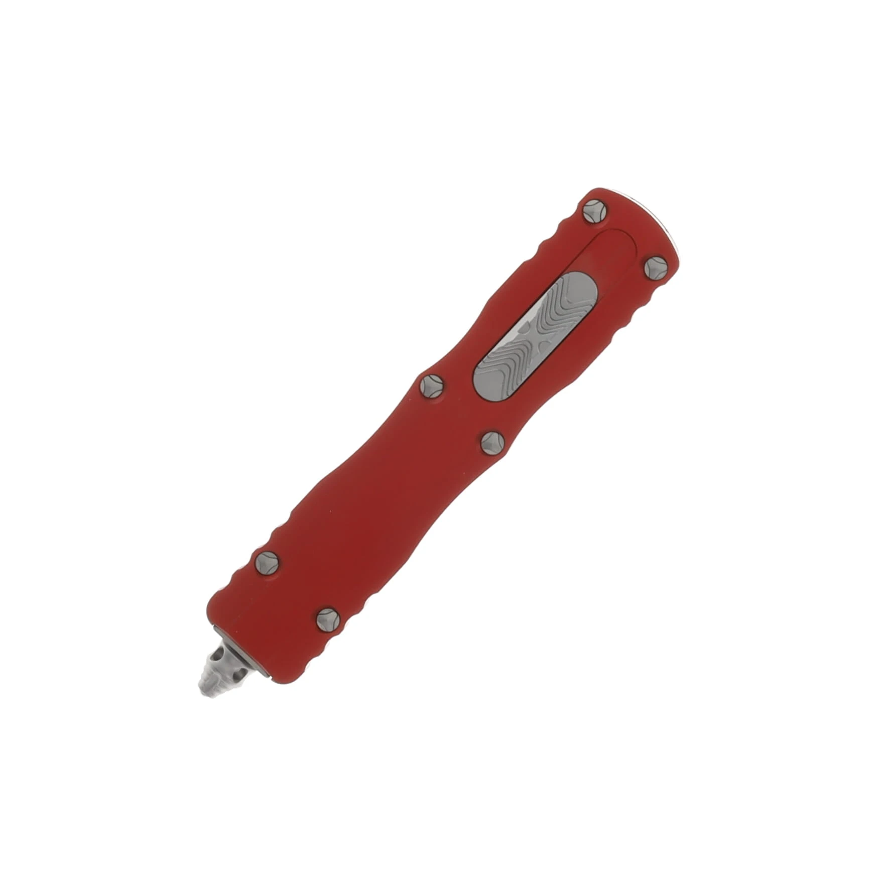 Microtech Dirac D/E Stonewash Serrated Red Aluminum AUMT22512RD View 3