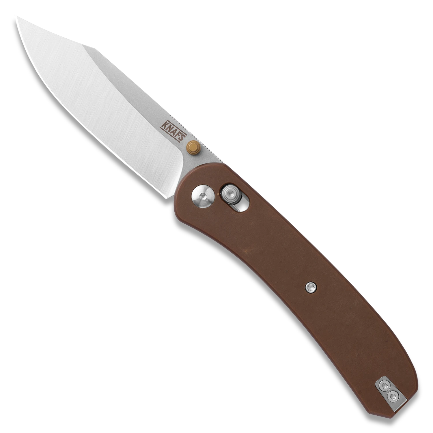 Knafs Lander 2 - Clip Point Brown Micarta KNAFS00408 View 1