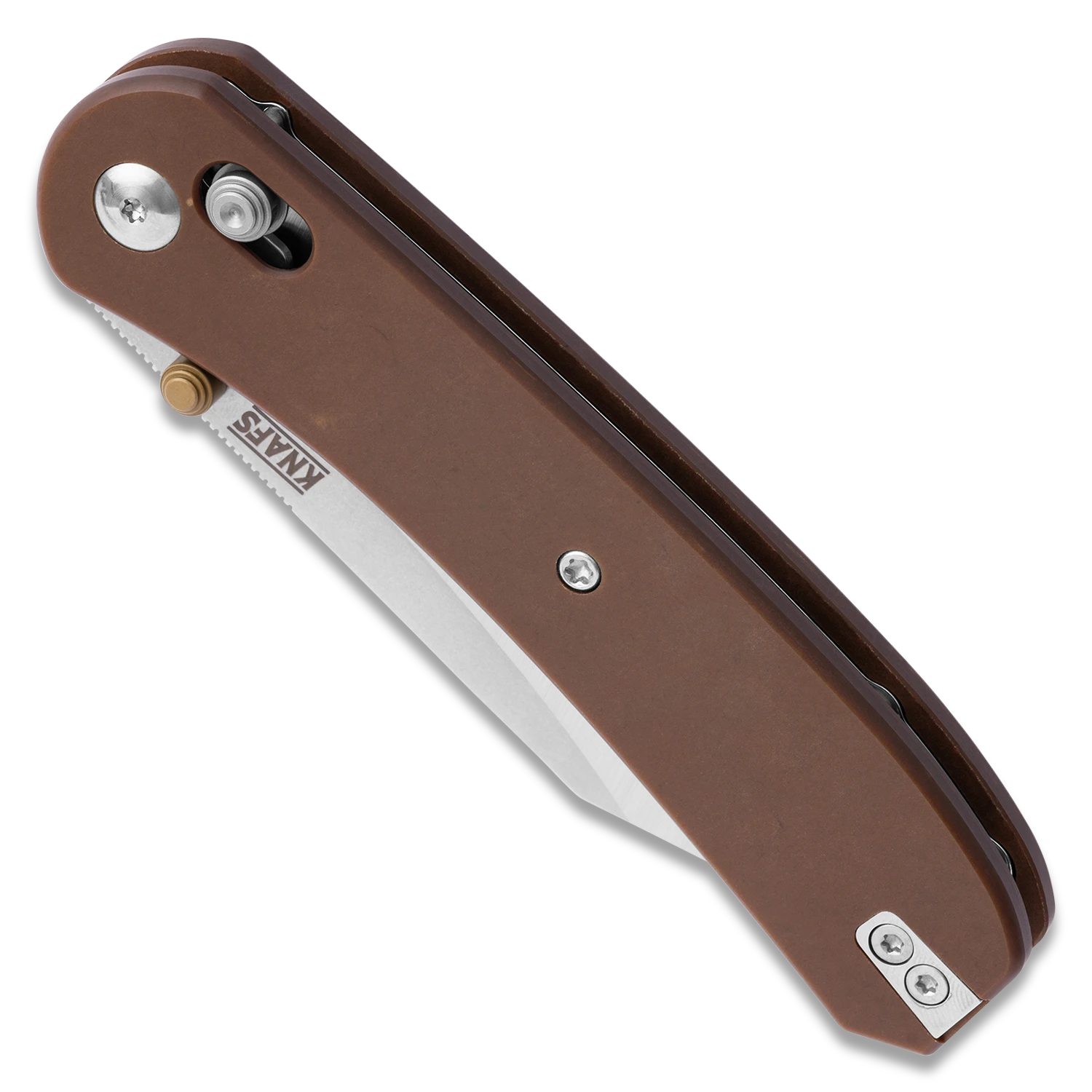 Knafs Lander 2 - Clip Point Brown Micarta KNAFS00408 View 4
