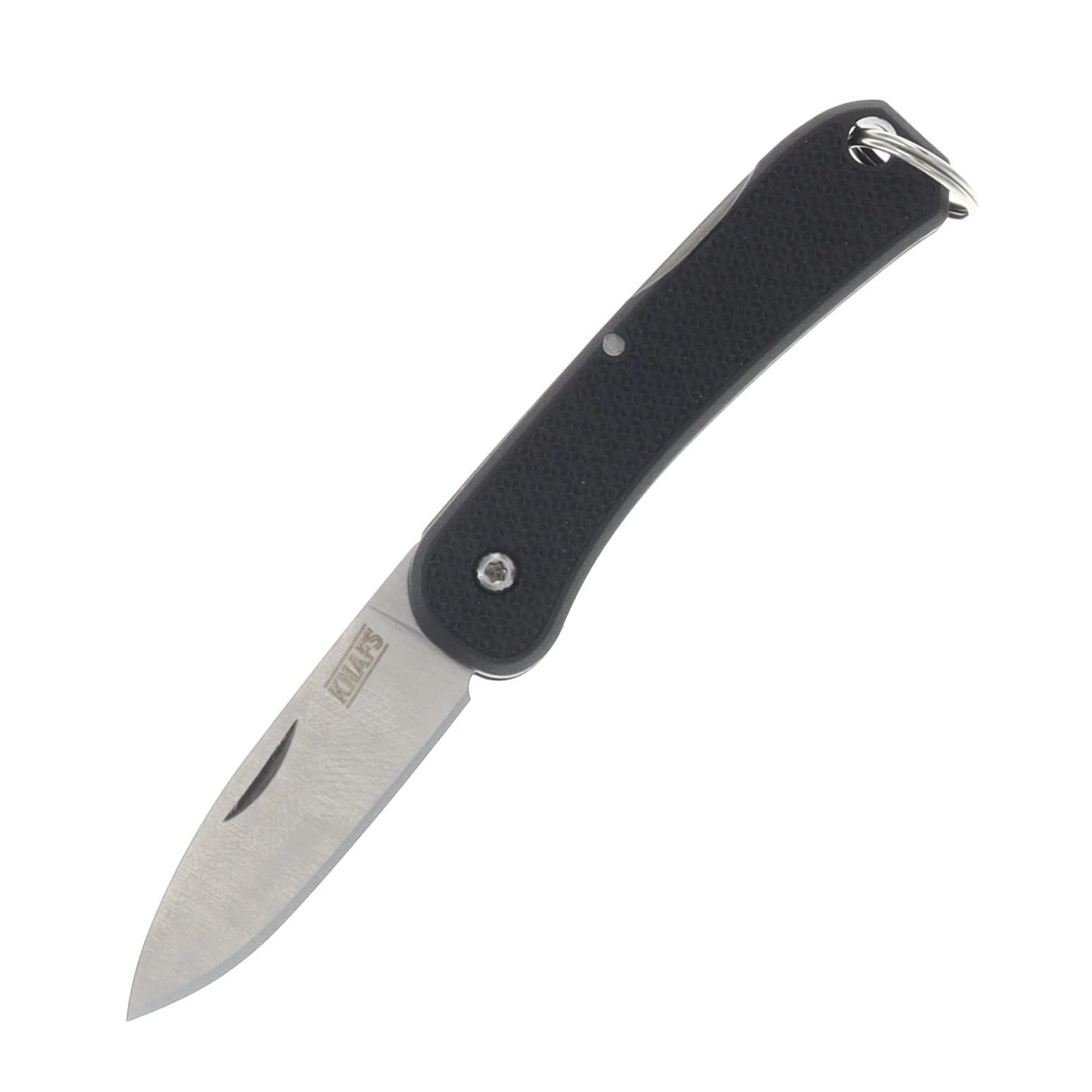 Knafs Lander 6 Mini Keychain Folding Knife Black 1.55in Drop Point KNAFS00425 View 1