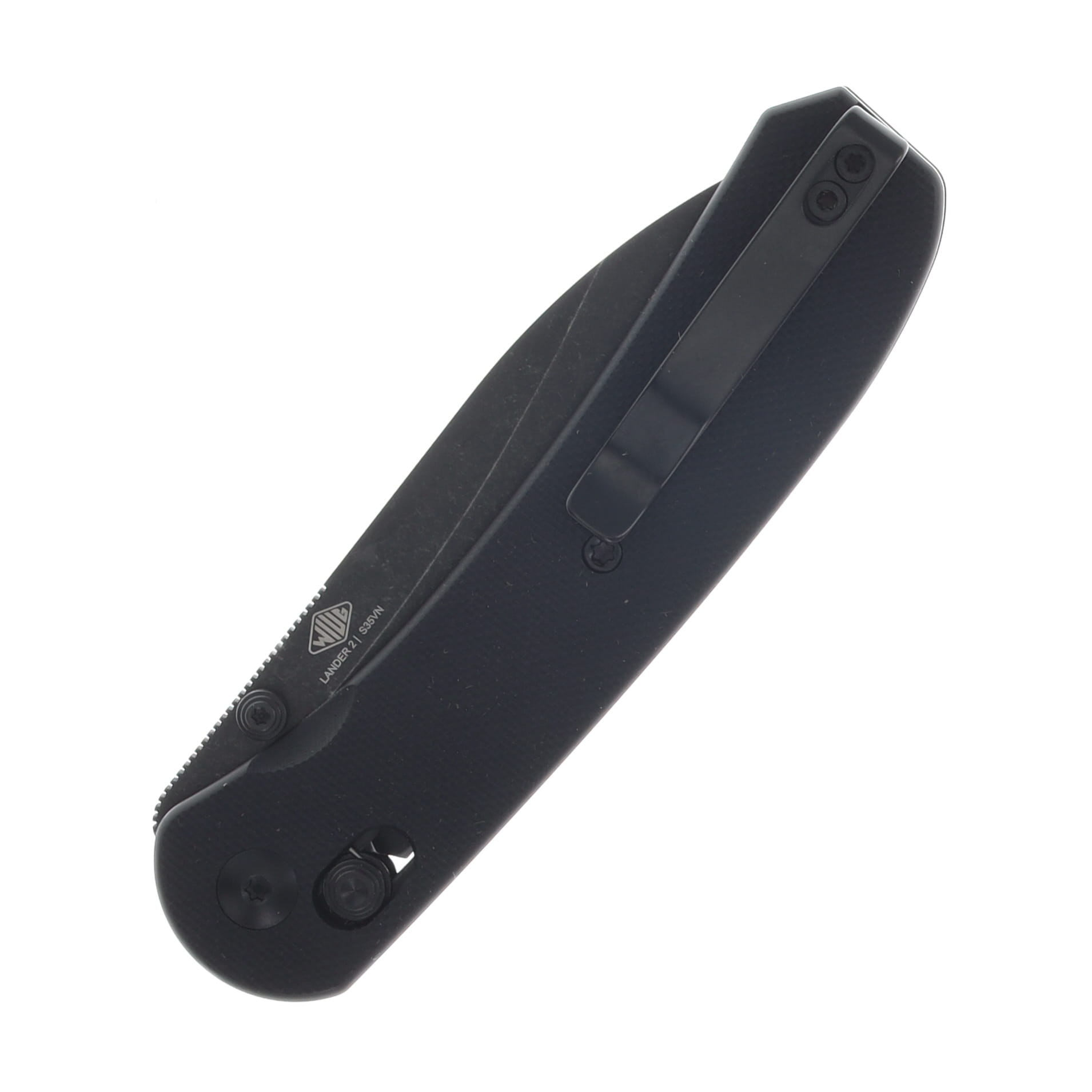 Knafs Lander 2 Clutch Lock Folding Knife Black 3.25in Drop Point Blade KNAFS00180 View 5