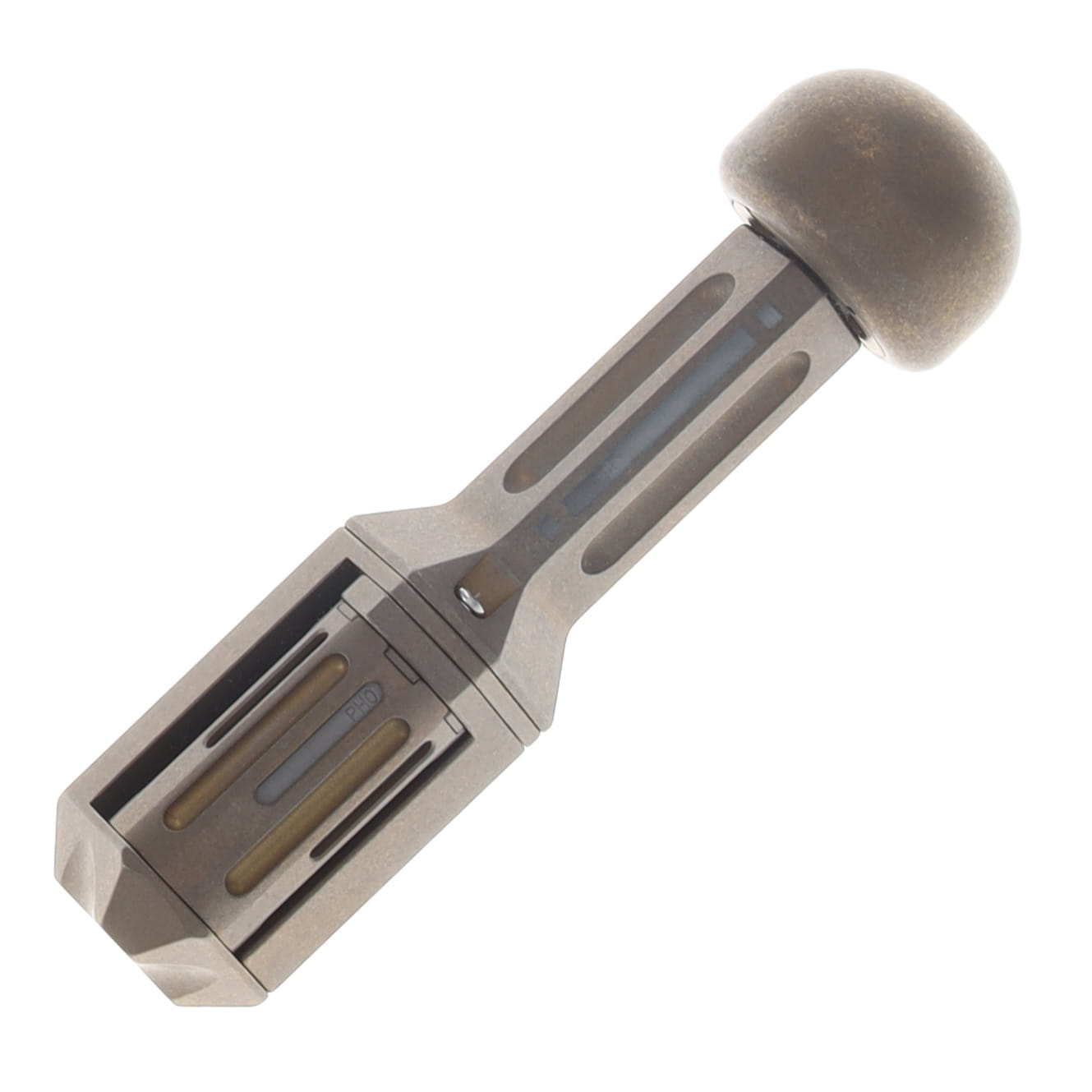 Straight Line EDC Revolve 2.0 Bronze Anodized Stonewash Titanium SLRV2-BRSW View 4